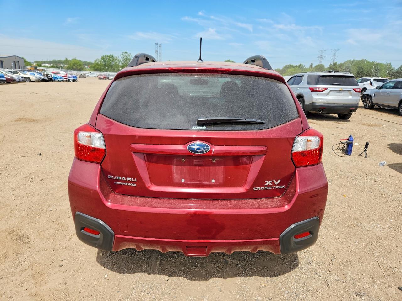 2013 Subaru Xv Crosstrek 2.0 Premium Red vin: JF2GPAVC0D2887341