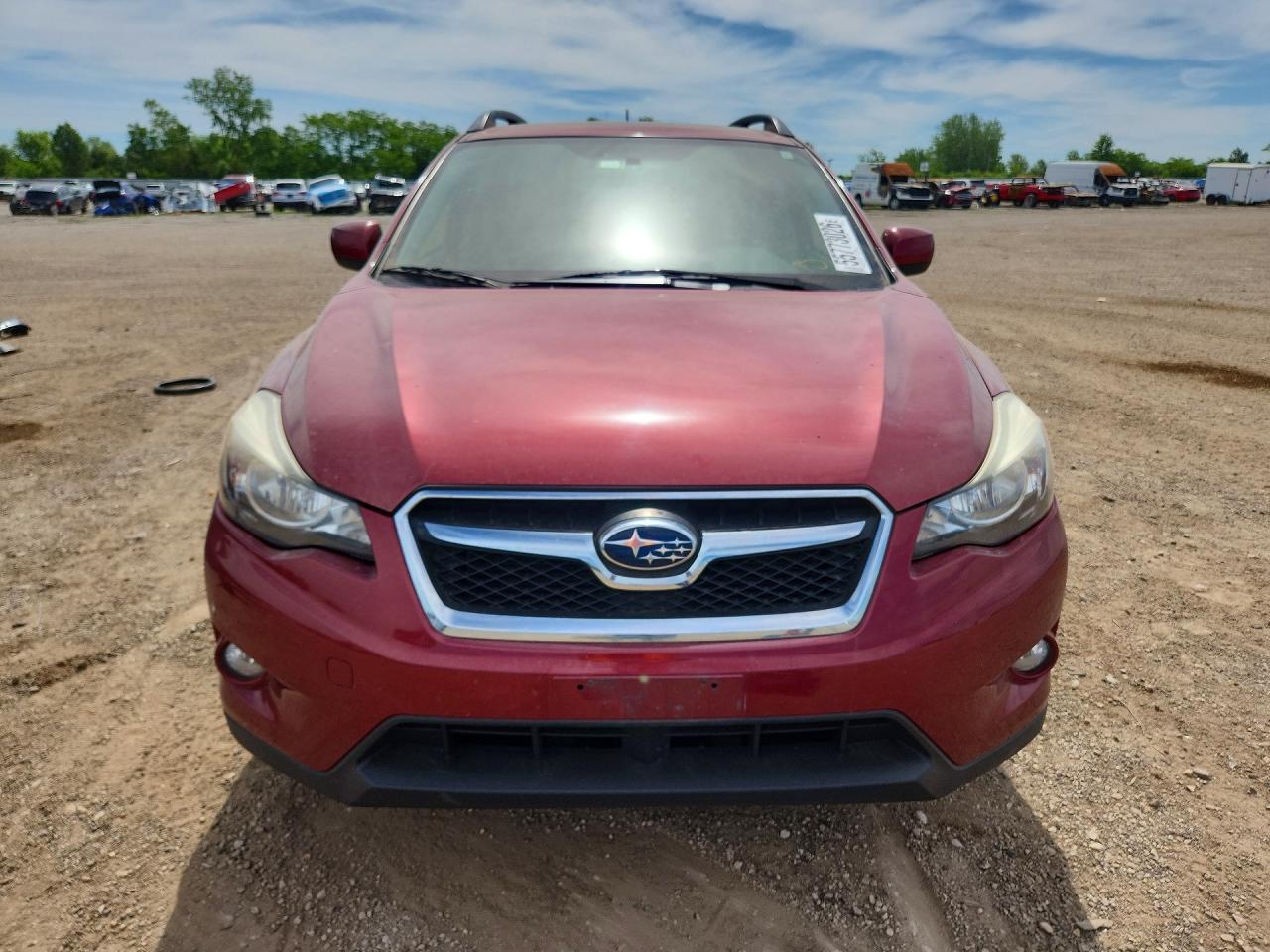 2013 Subaru Xv Crosstrek 2.0 Premium Red vin: JF2GPAVC0D2887341