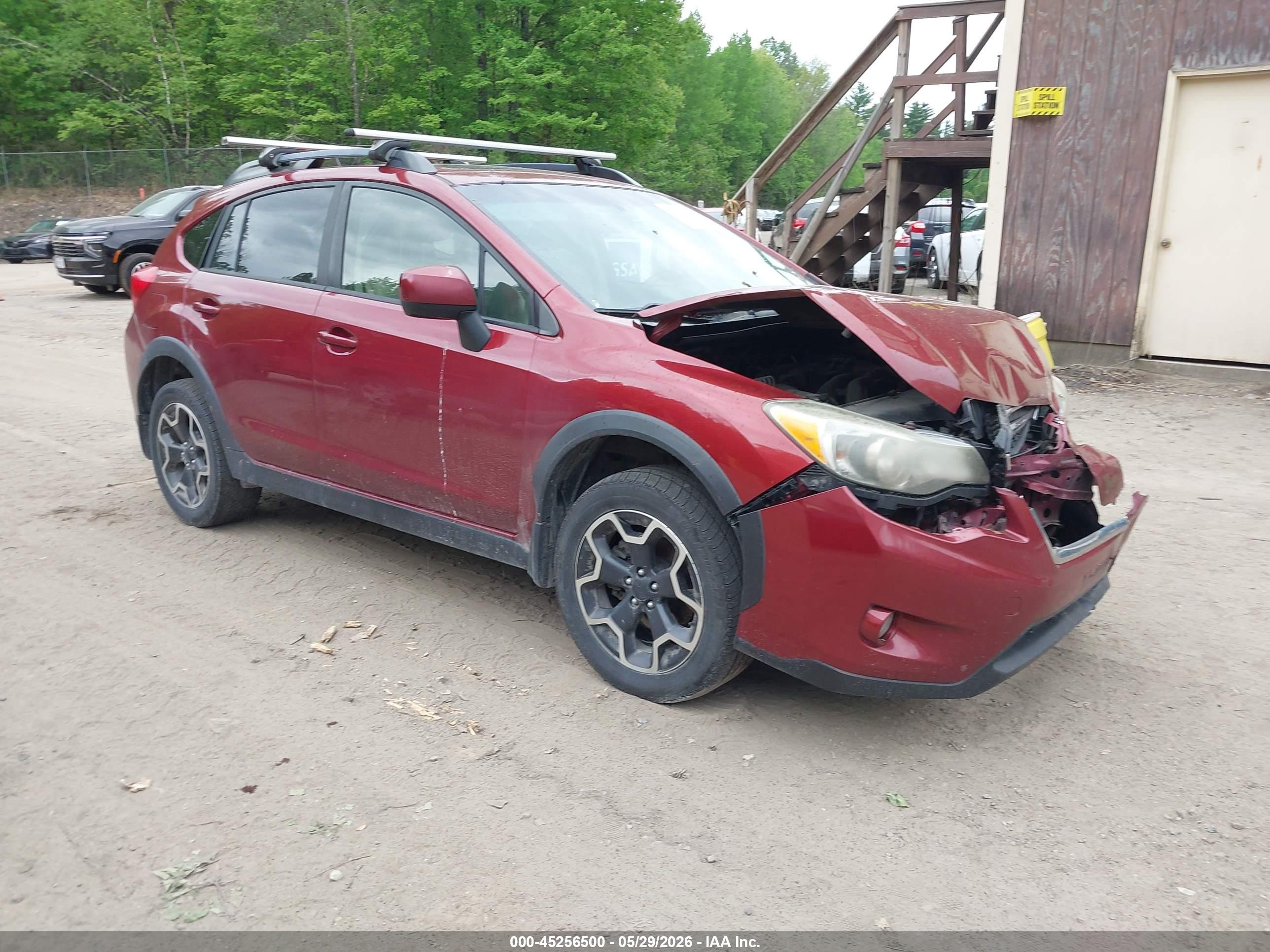 2014 Subaru Xv Crosstrek 2.0i Premium Maroon vin: JF2GPAVC0E8218307