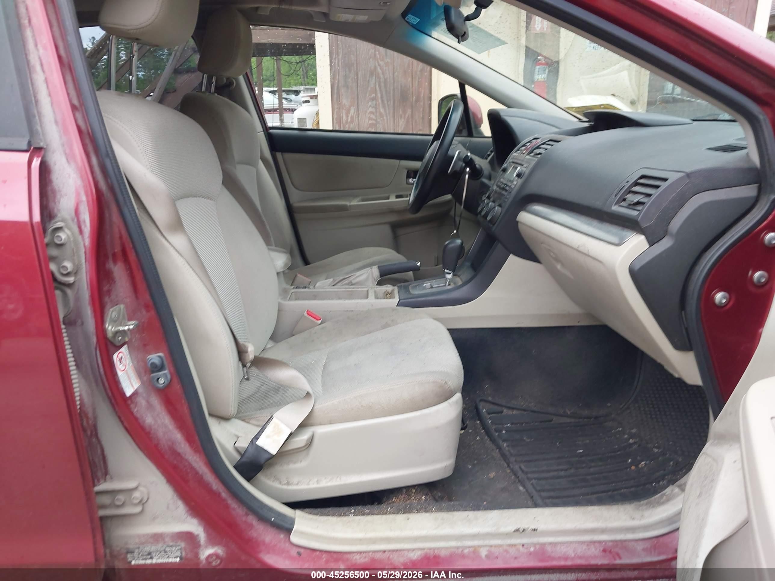 2014 Subaru Xv Crosstrek 2.0i Premium Maroon vin: JF2GPAVC0E8218307