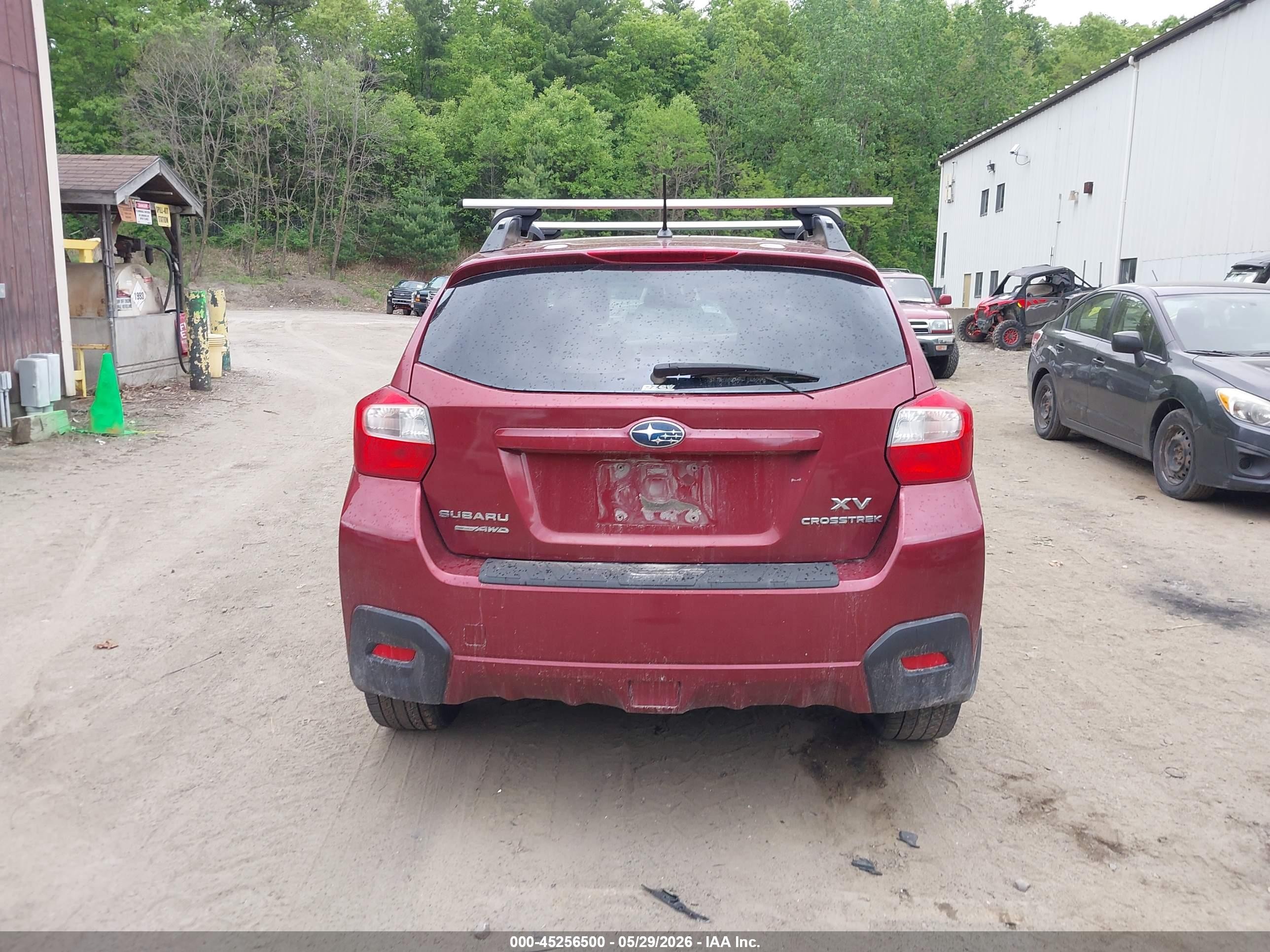 2014 Subaru Xv Crosstrek 2.0i Premium Maroon vin: JF2GPAVC0E8218307