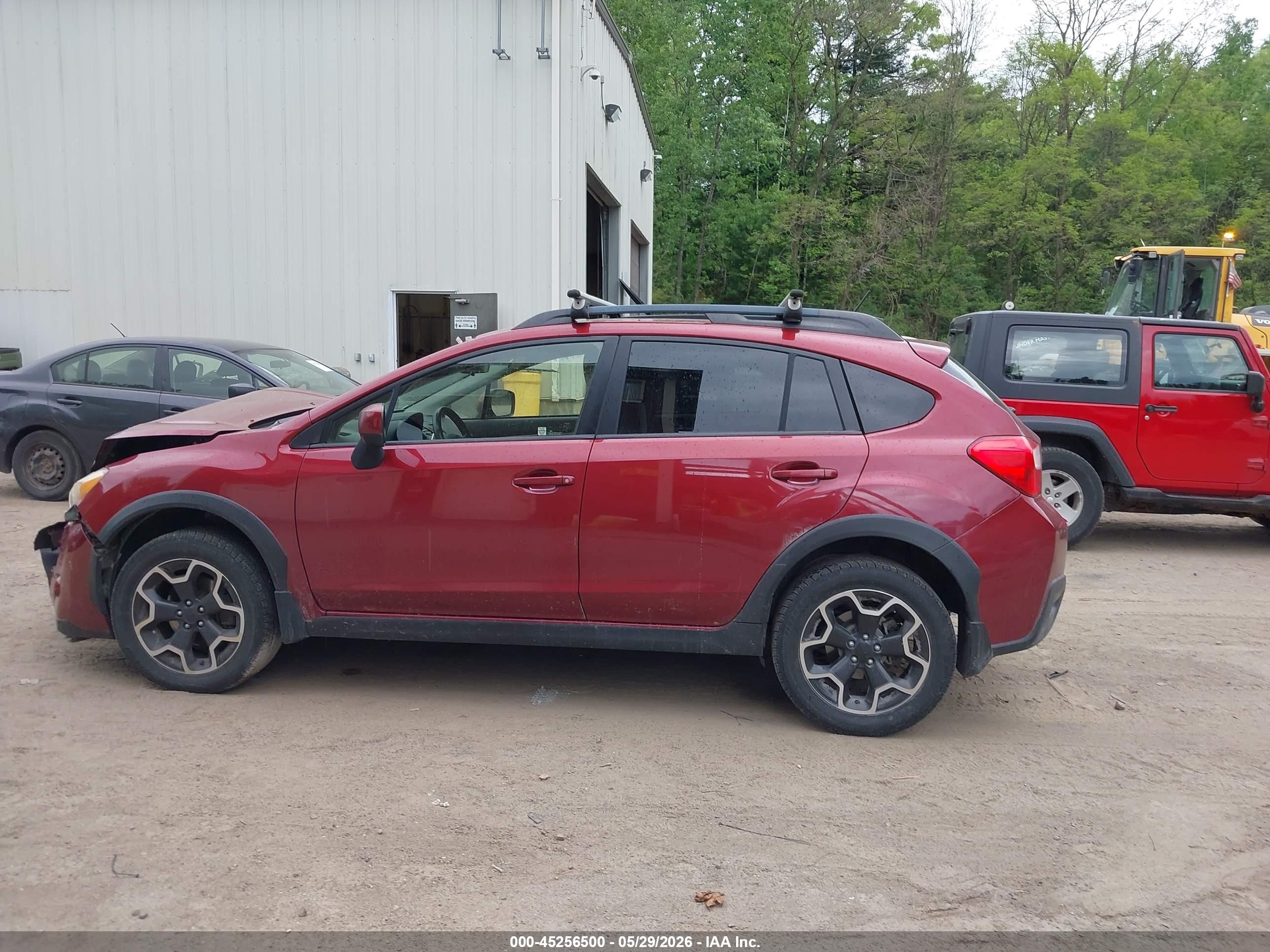 2014 Subaru Xv Crosstrek 2.0i Premium Maroon vin: JF2GPAVC0E8218307