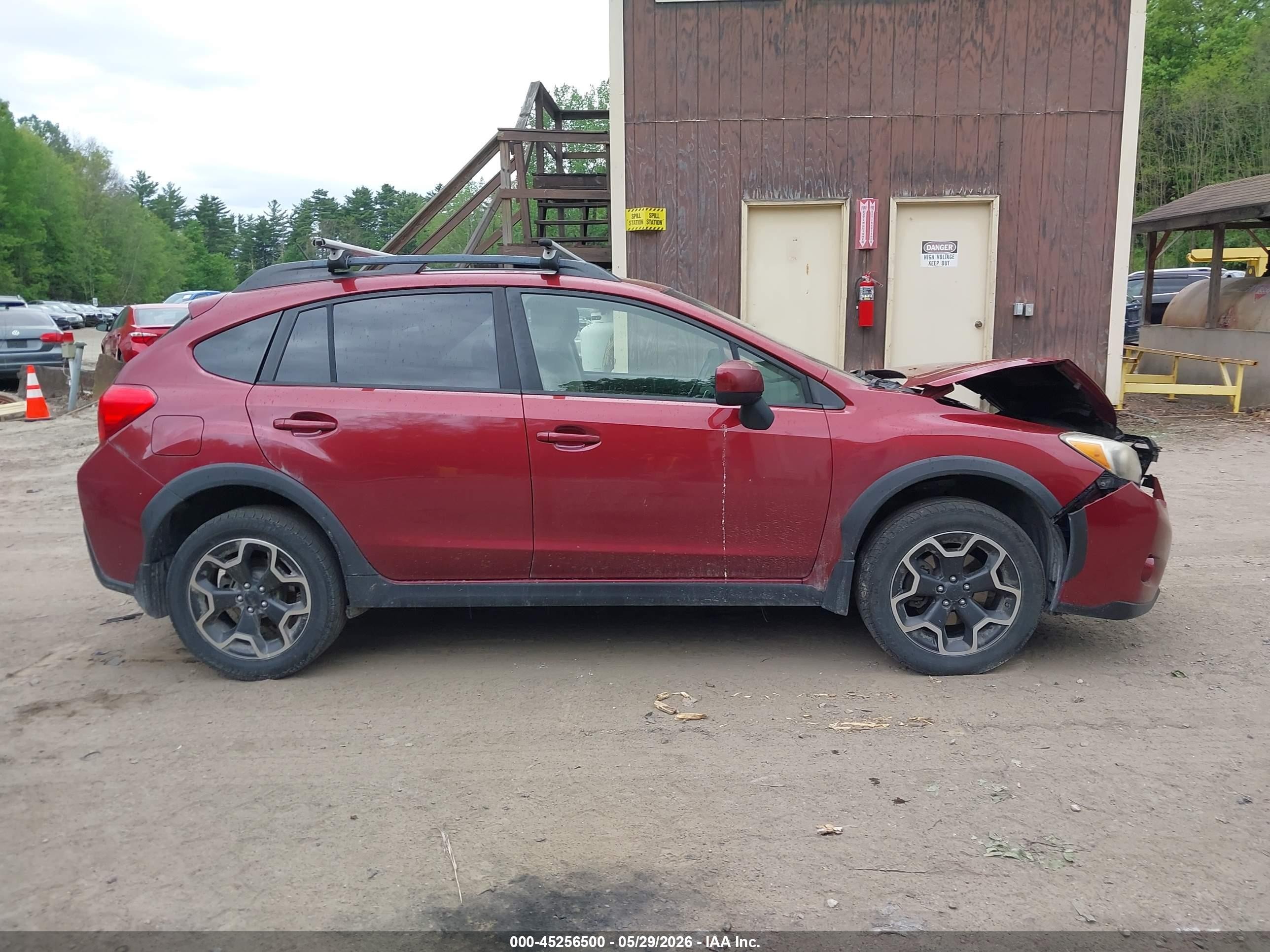 2014 Subaru Xv Crosstrek 2.0i Premium Maroon vin: JF2GPAVC0E8218307
