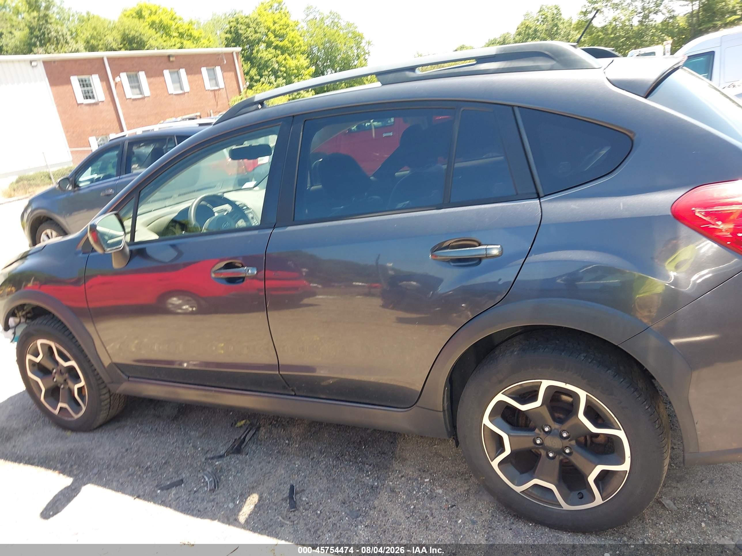 2014 Subaru Xv Crosstrek 2.0i Premium Gray vin: JF2GPAVC0E8232420