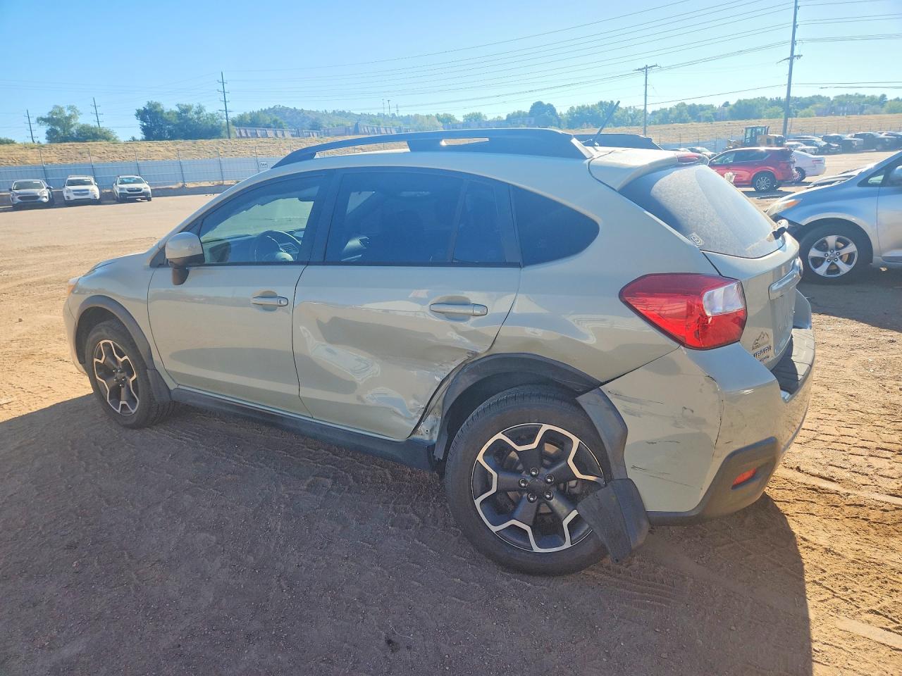 2014 Subaru Xv Crosstrek 2.0 Premium Green vin: JF2GPAVC0E8277051