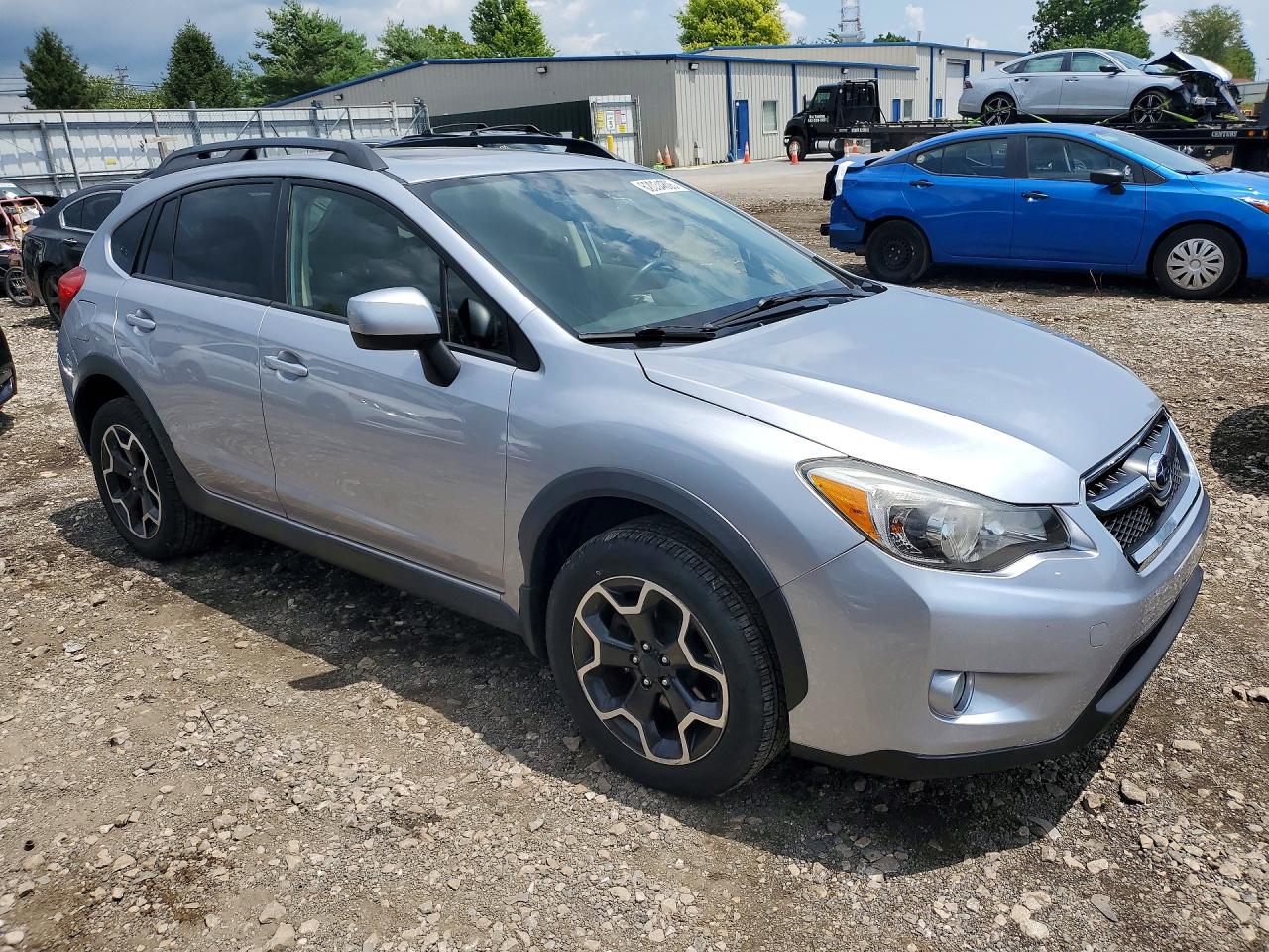 2014 Subaru Xv Crosstrek 2.0 Premium Silver vin: JF2GPAVC0E8281570