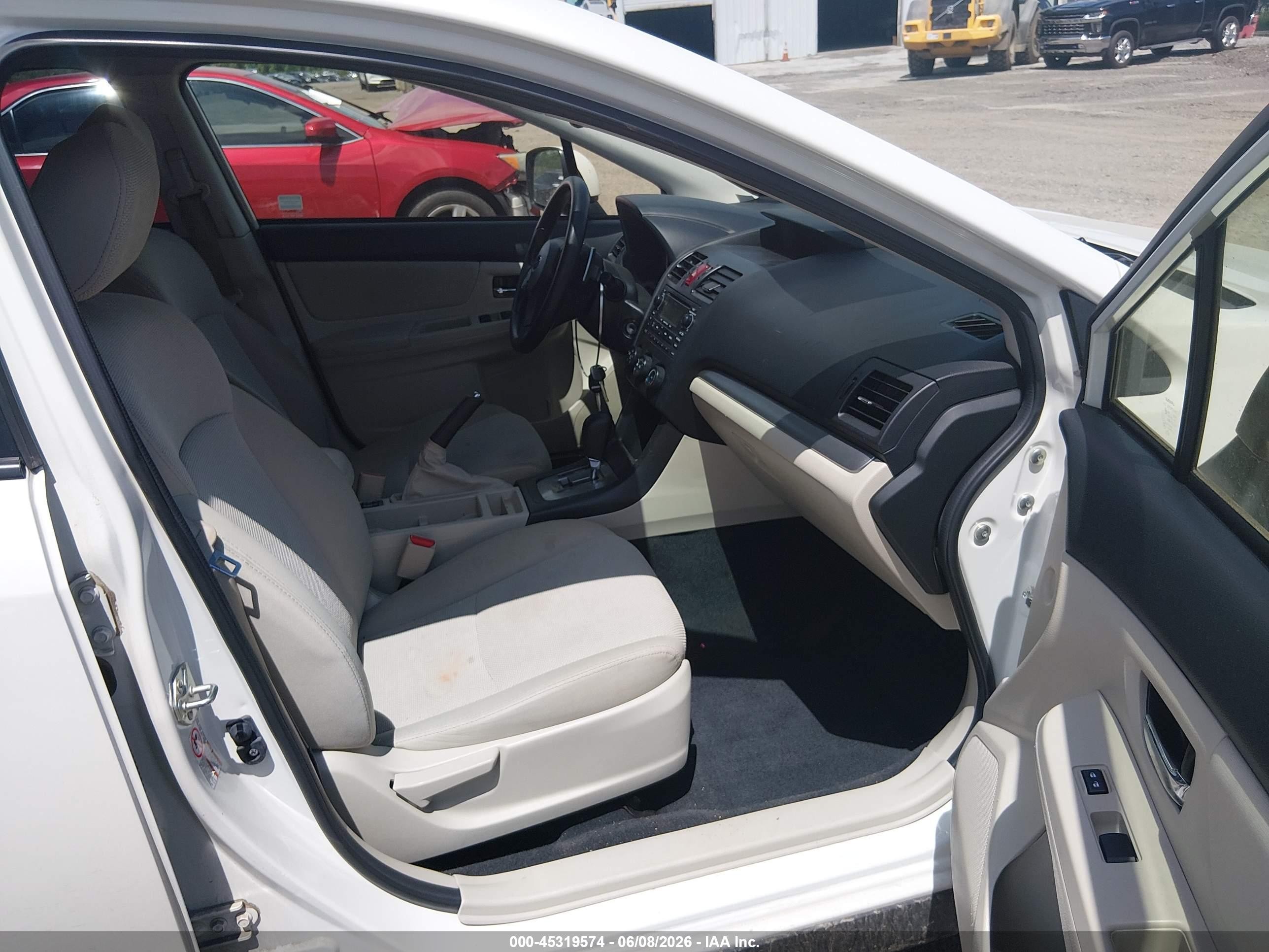 2014 Subaru Xv Crosstrek 2.0i Premium White vin: JF2GPAVC0E8283481