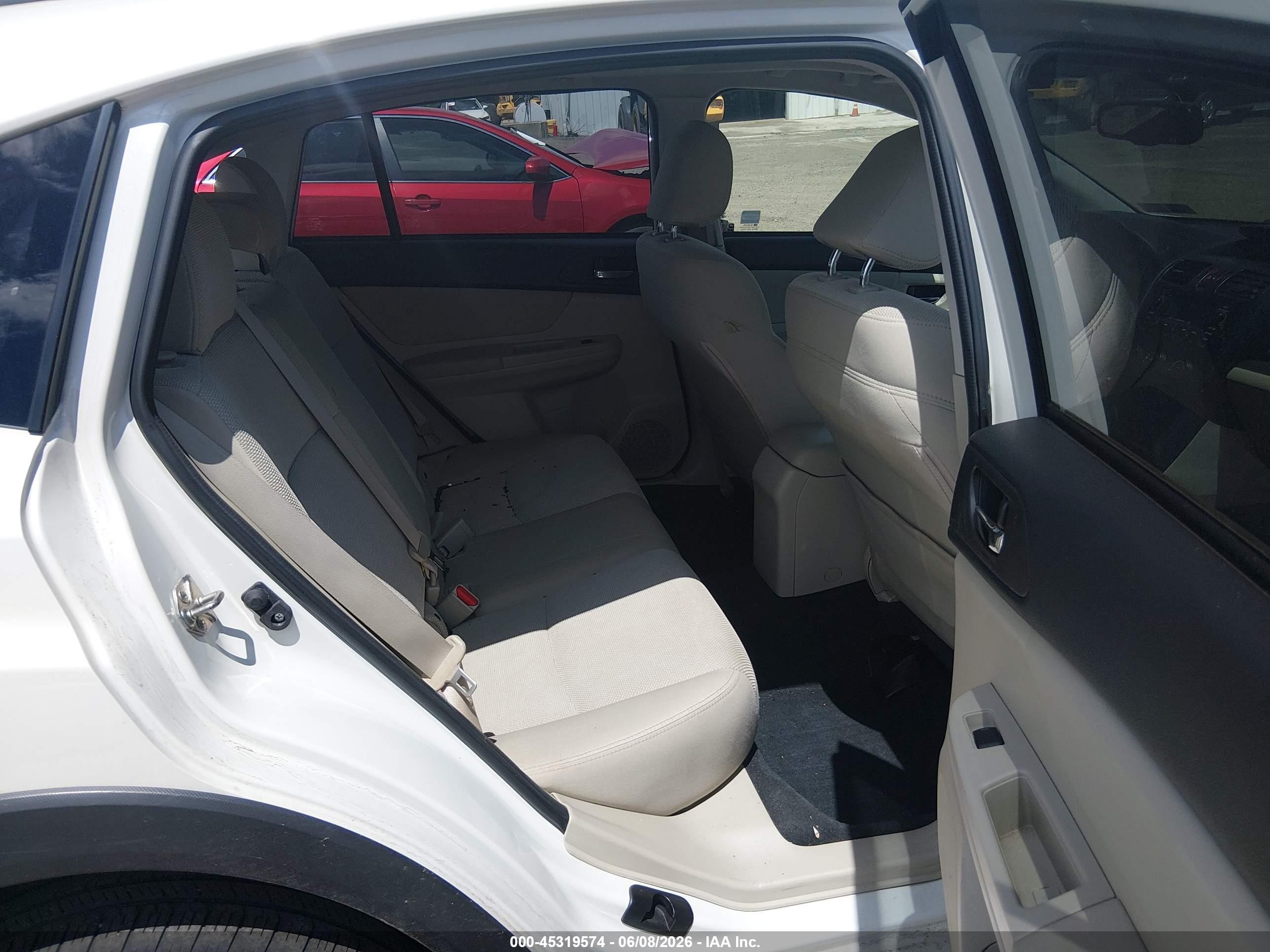 2014 Subaru Xv Crosstrek 2.0i Premium White vin: JF2GPAVC0E8283481