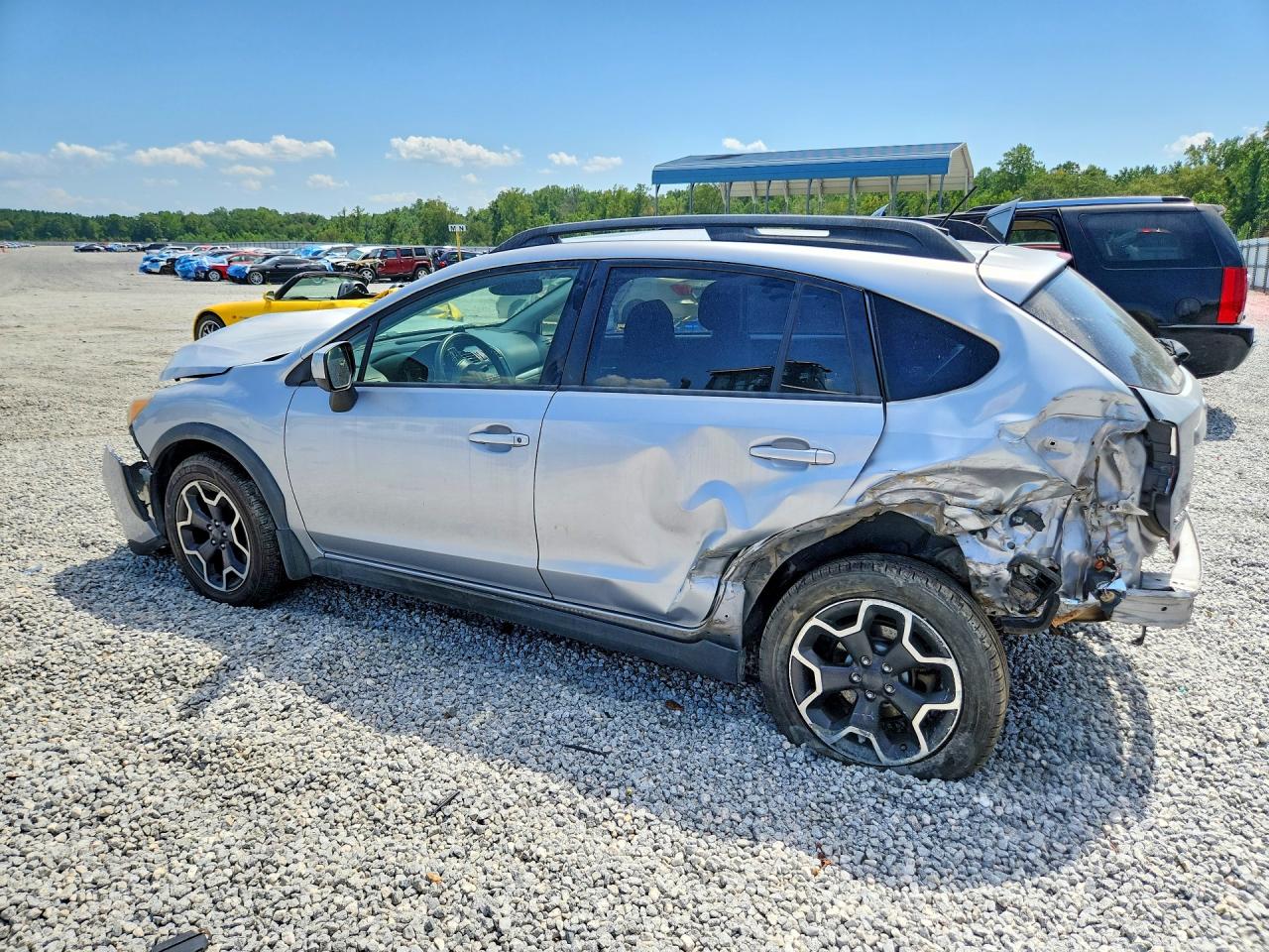2014 Subaru Xv Crosstrek 2.0 Premium Silver vin: JF2GPAVC0E8284050