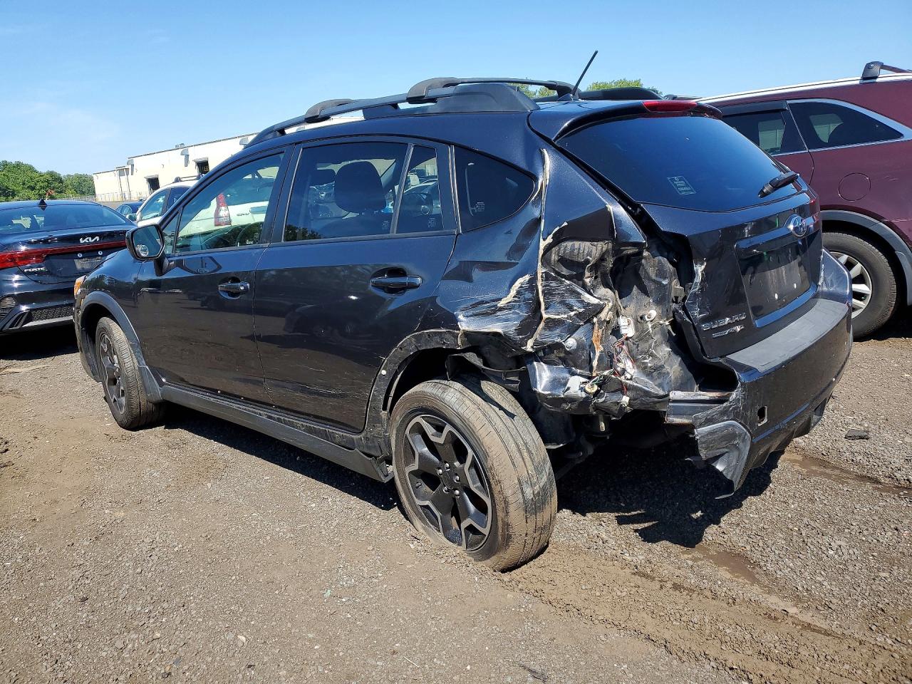2014 Subaru Xv Crosstrek 2.0 Premium Gray vin: JF2GPAVC0E8322523