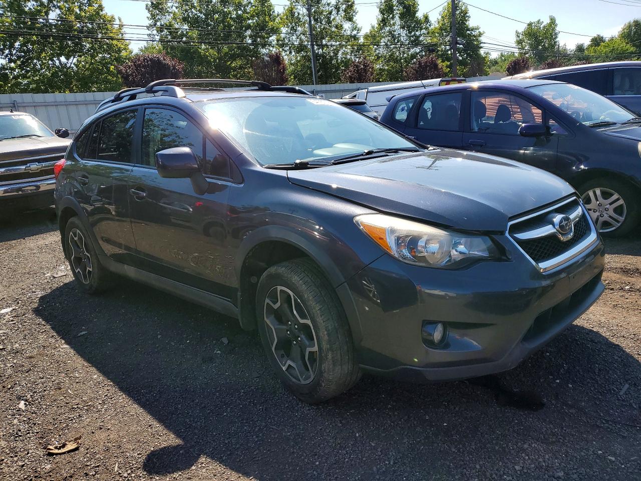 2014 Subaru Xv Crosstrek 2.0 Premium Gray vin: JF2GPAVC0E8322523