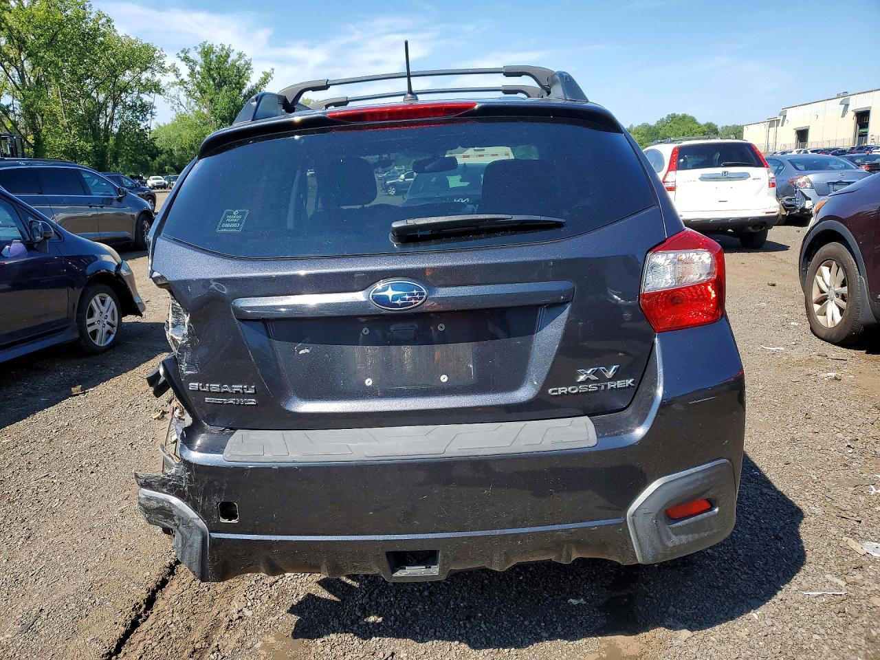 2014 Subaru Xv Crosstrek 2.0 Premium Gray vin: JF2GPAVC0E8322523