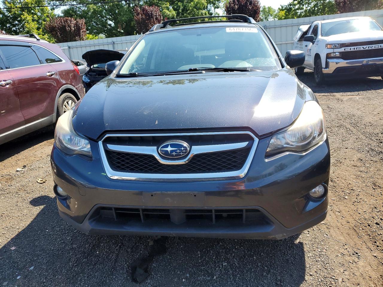 2014 Subaru Xv Crosstrek 2.0 Premium Gray vin: JF2GPAVC0E8322523