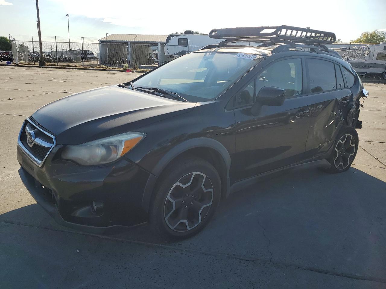 2014 Subaru Xv Crosstrek 2.0 Premium Black vin: JF2GPAVC0E8324563