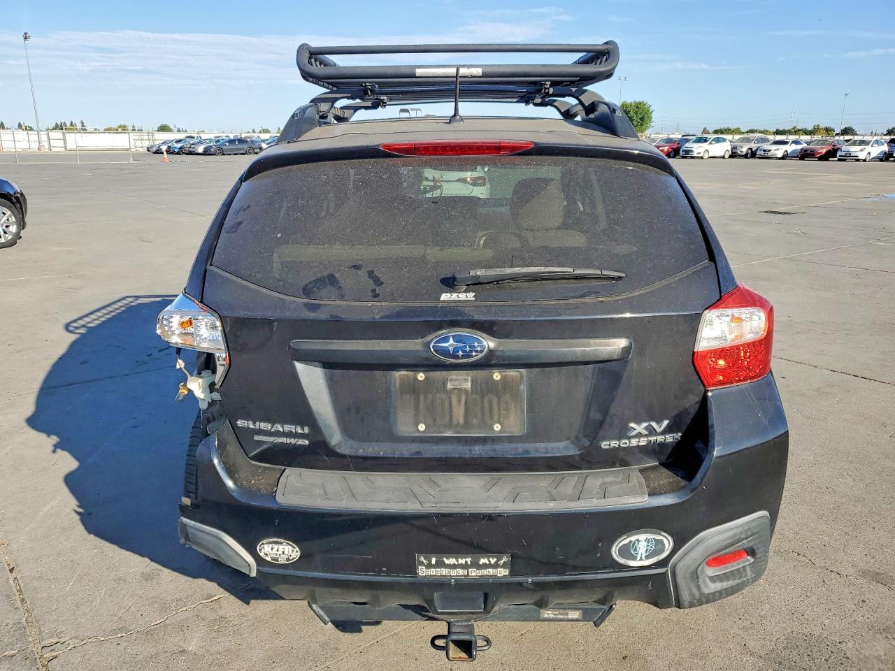 2014 Subaru Xv Crosstrek 2.0 Premium Black vin: JF2GPAVC0E8324563