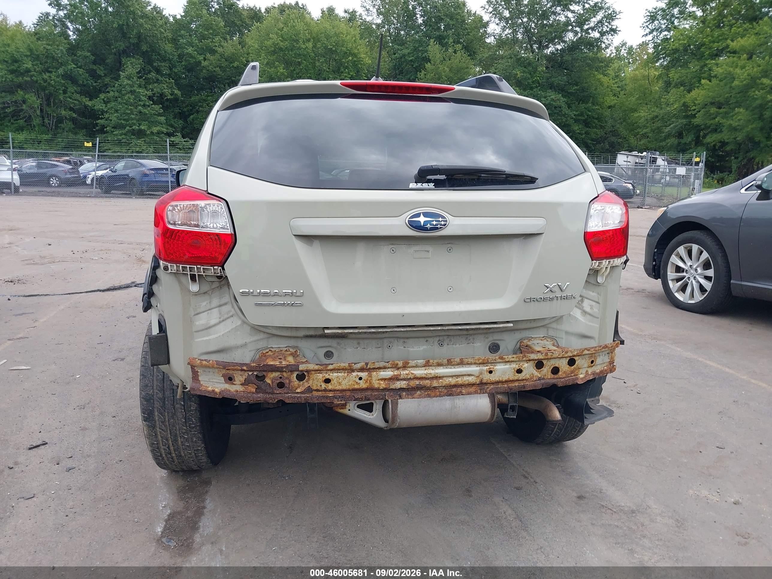 2013 Subaru Xv Crosstrek 2.0i Premium Green vin: JF2GPAVC1D2806377