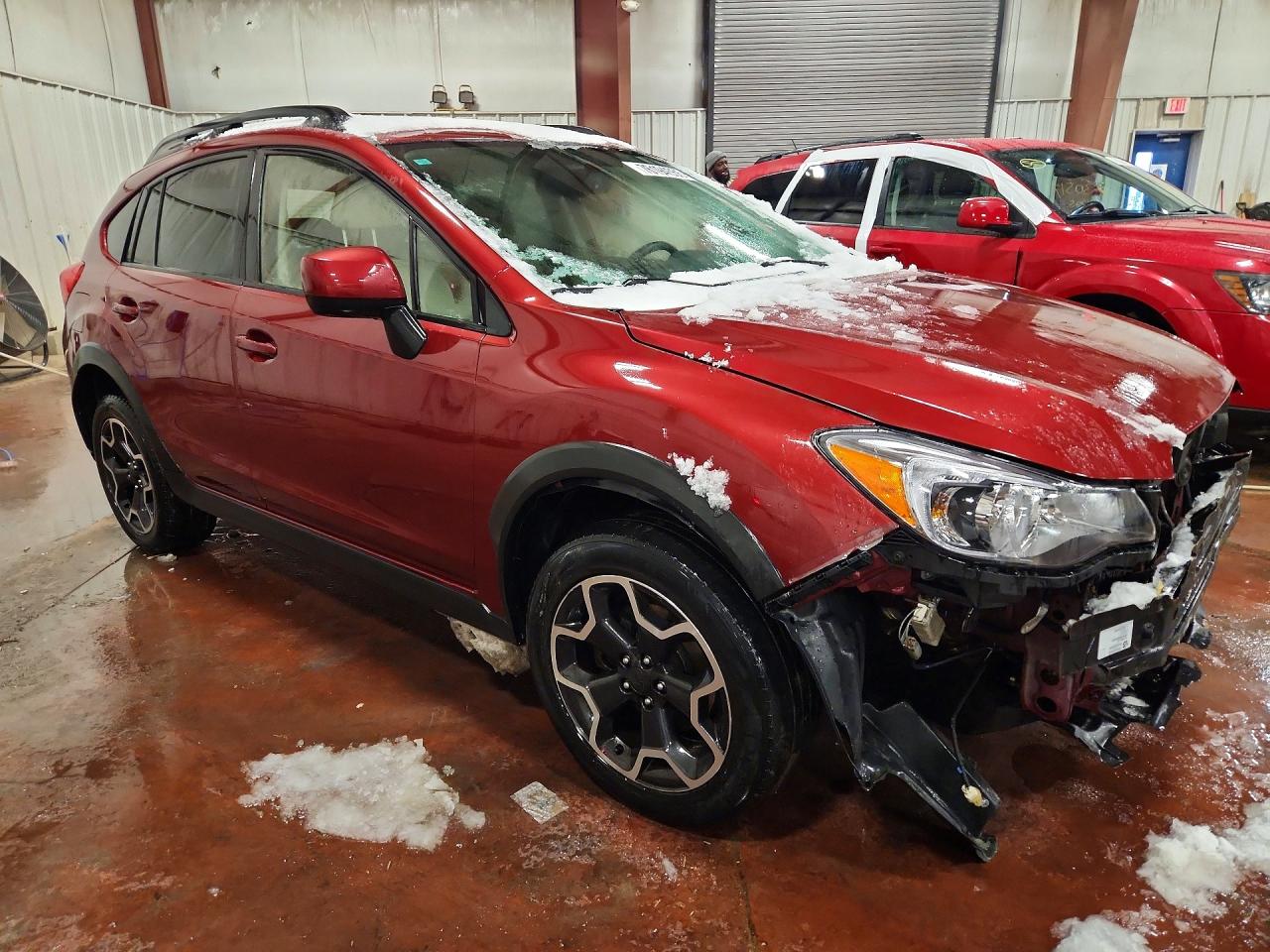 2013 Subaru Xv Crosstrek 2.0 Premium Burgundy vin: JF2GPAVC1D2827617
