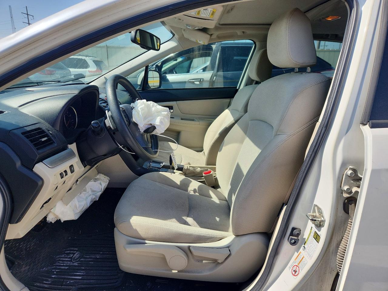 2013 Subaru Xv Crosstrek 2.0 Premium White vin: JF2GPAVC1D2887171