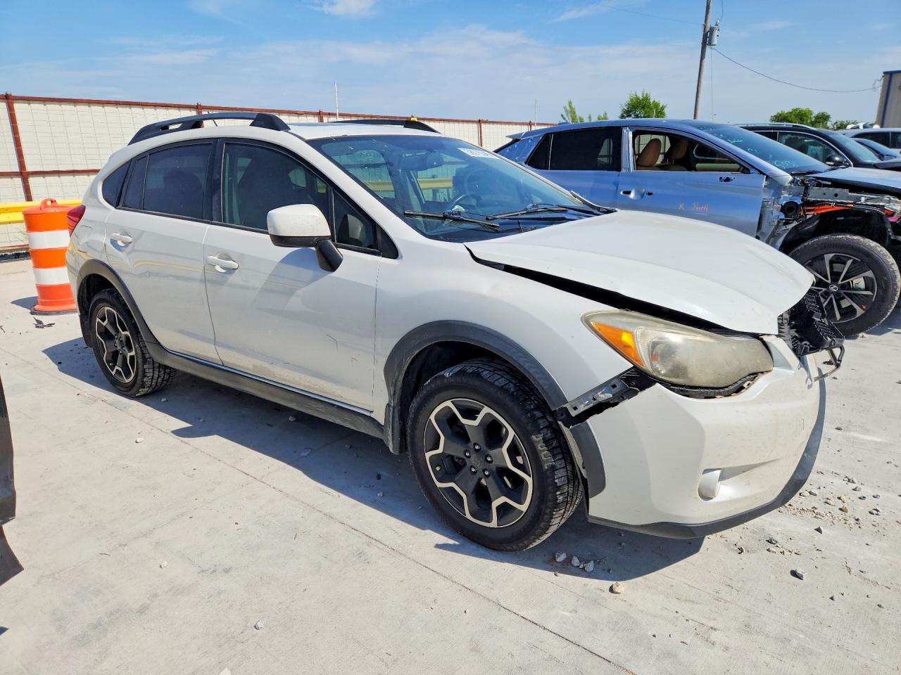 2013 Subaru Xv Crosstrek 2.0 Premium White vin: JF2GPAVC1D2887171