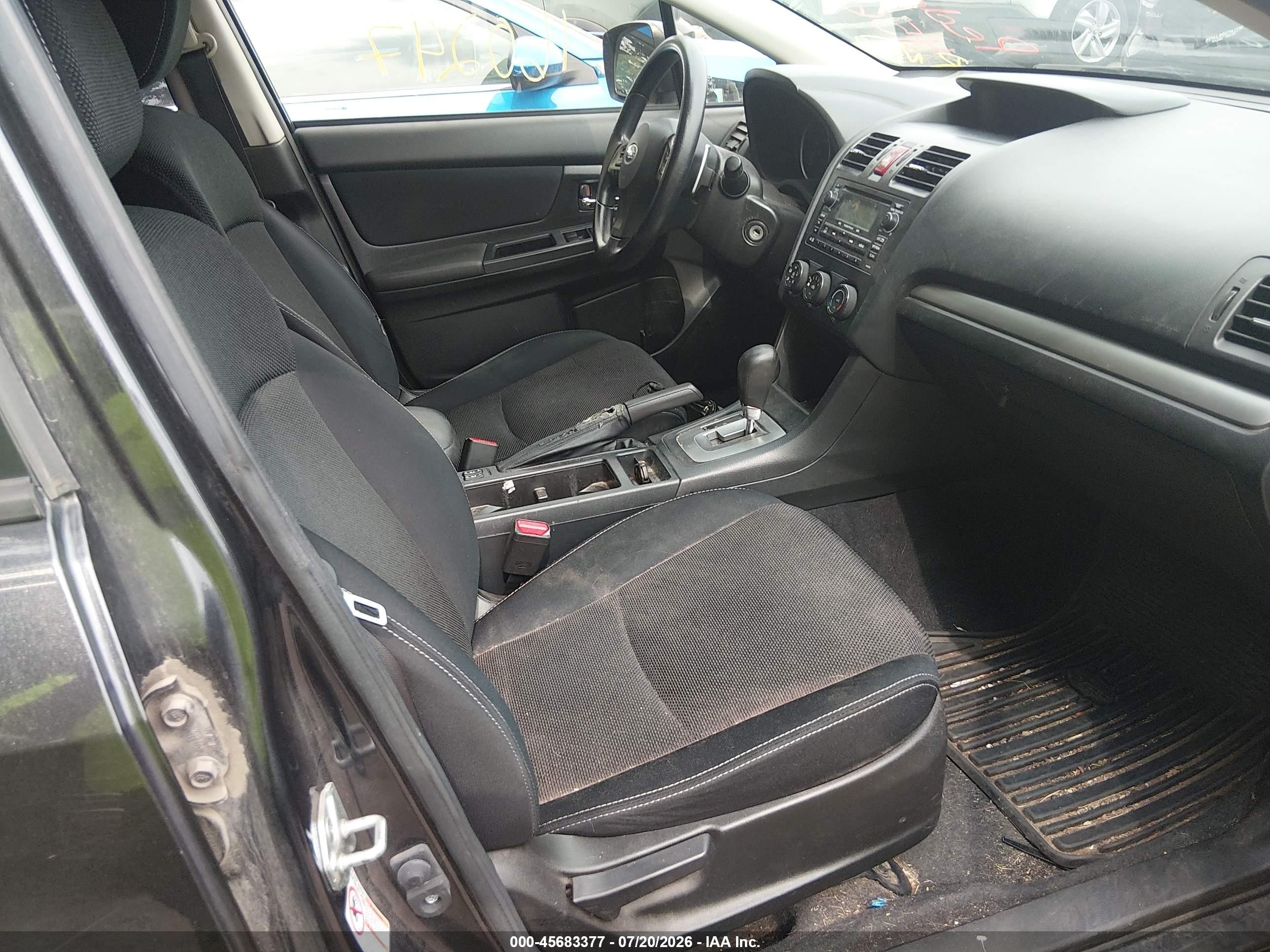 2014 Subaru Xv Crosstrek 2.0i Premium Black vin: JF2GPAVC1E8202889