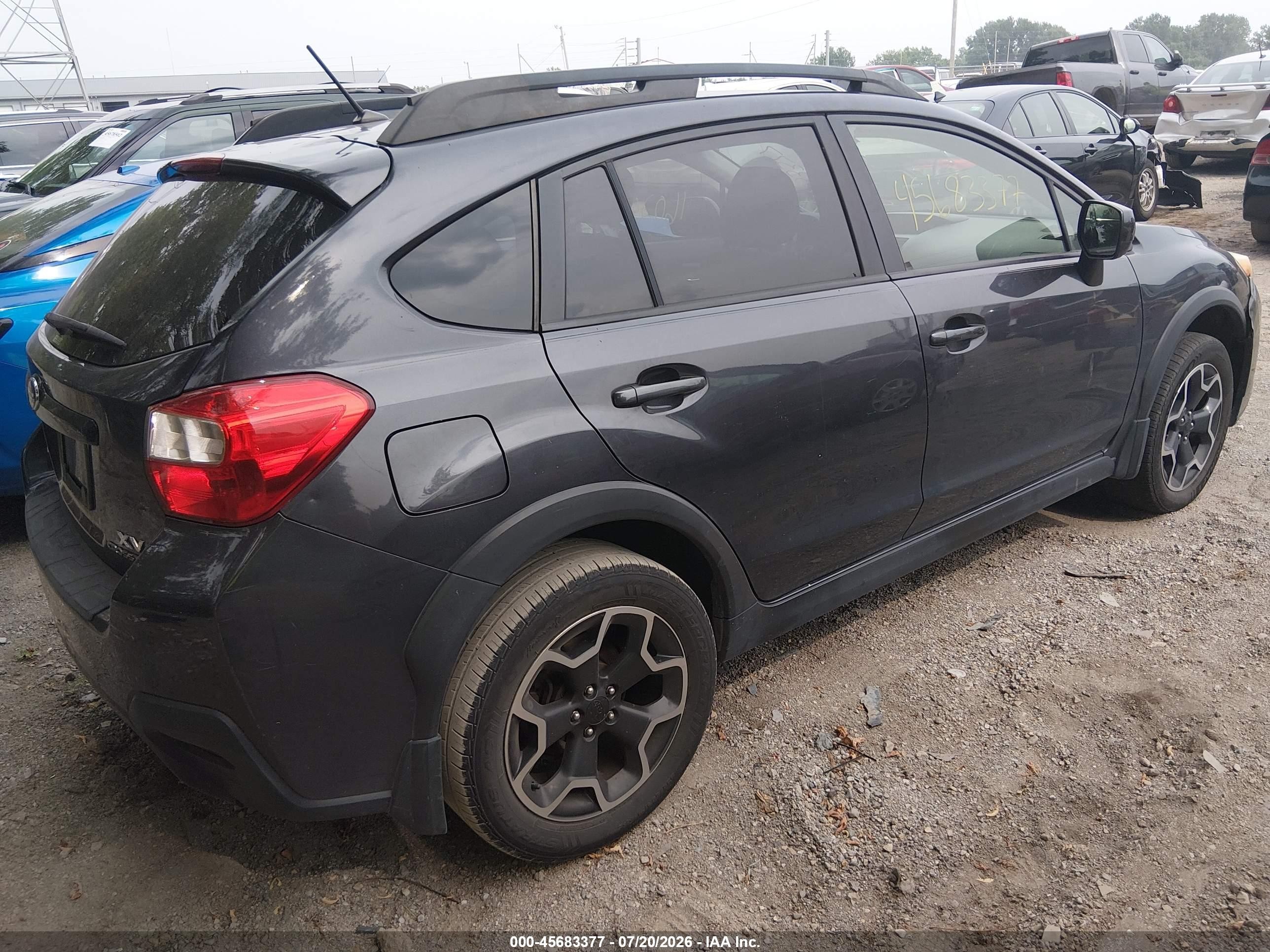 2014 Subaru Xv Crosstrek 2.0i Premium Black vin: JF2GPAVC1E8202889