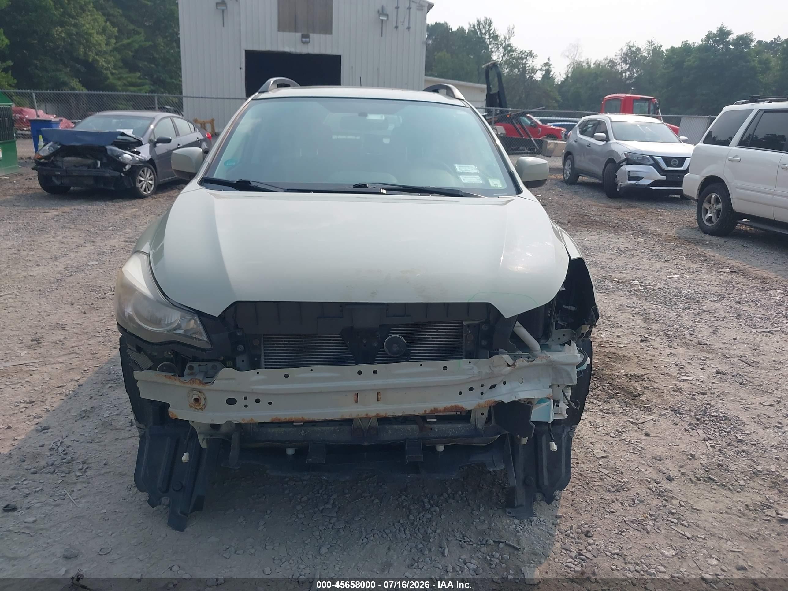 2014 Subaru Xv Crosstrek 2.0i Premium Beige vin: JF2GPAVC1E8244866