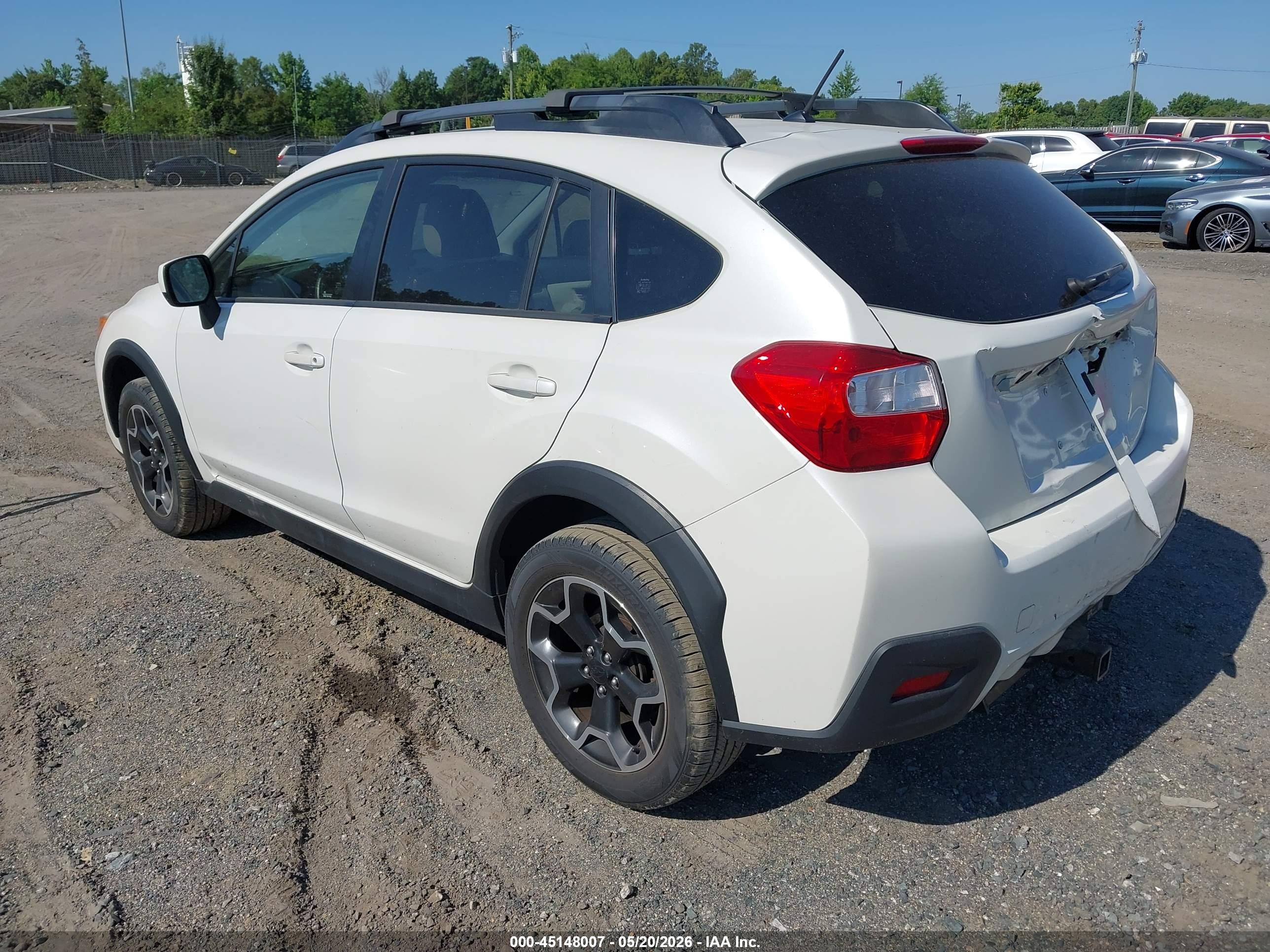 2014 Subaru Xv Crosstrek 2.0i Premium White vin: JF2GPAVC1E8256399