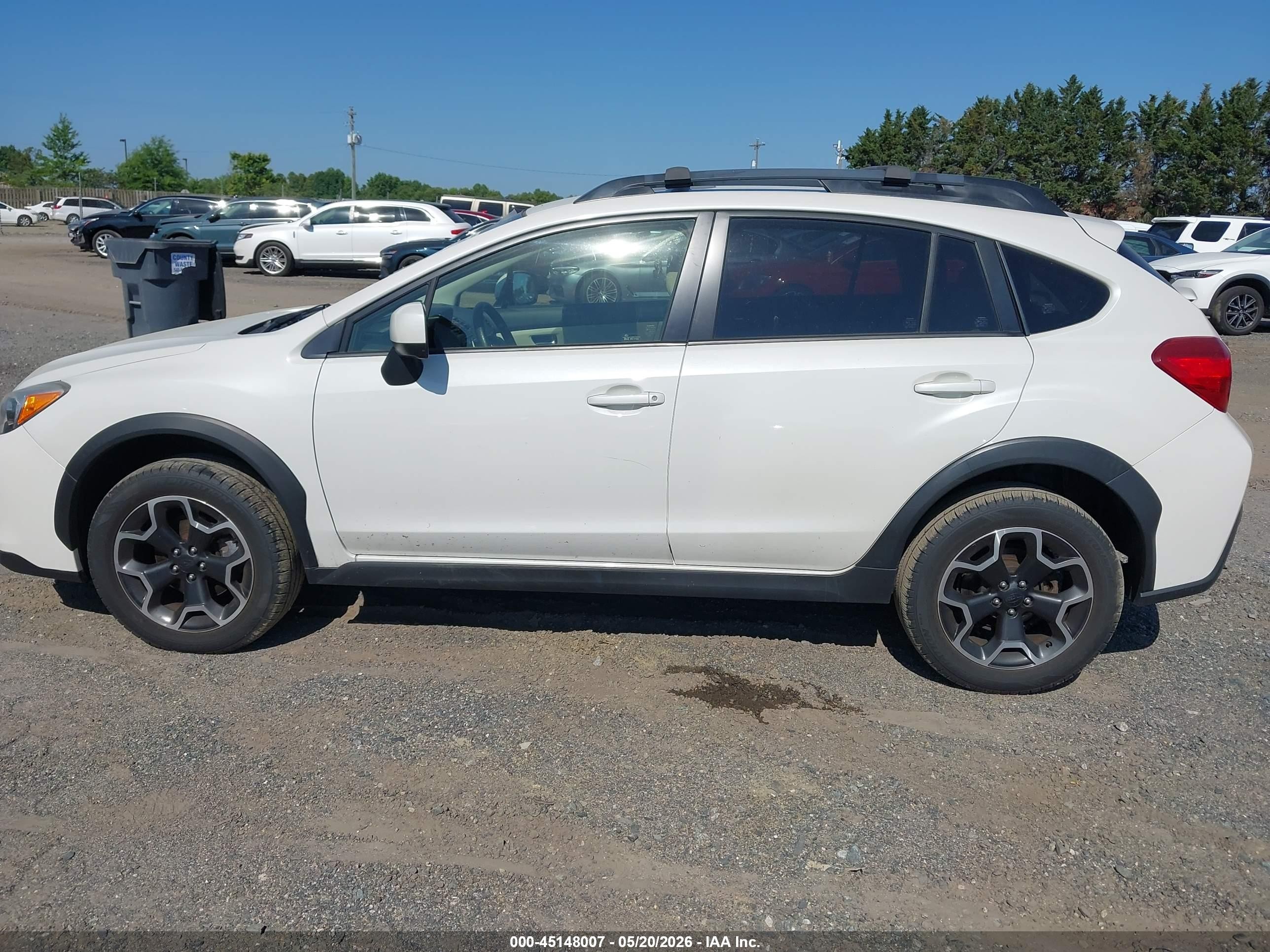 2014 Subaru Xv Crosstrek 2.0i Premium White vin: JF2GPAVC1E8256399
