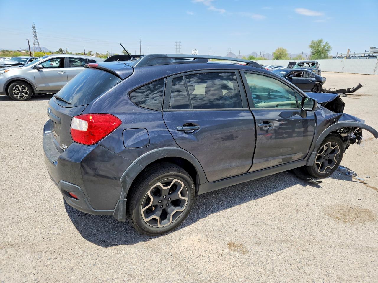 2014 Subaru Xv Crosstrek 2.0 Premium Black vin: JF2GPAVC1E8287457