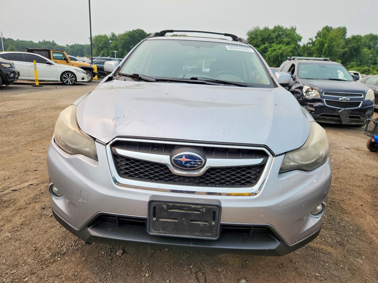 2014 Subaru Xv Crosstrek 2.0 Premium Gray vin: JF2GPAVC1E8316326