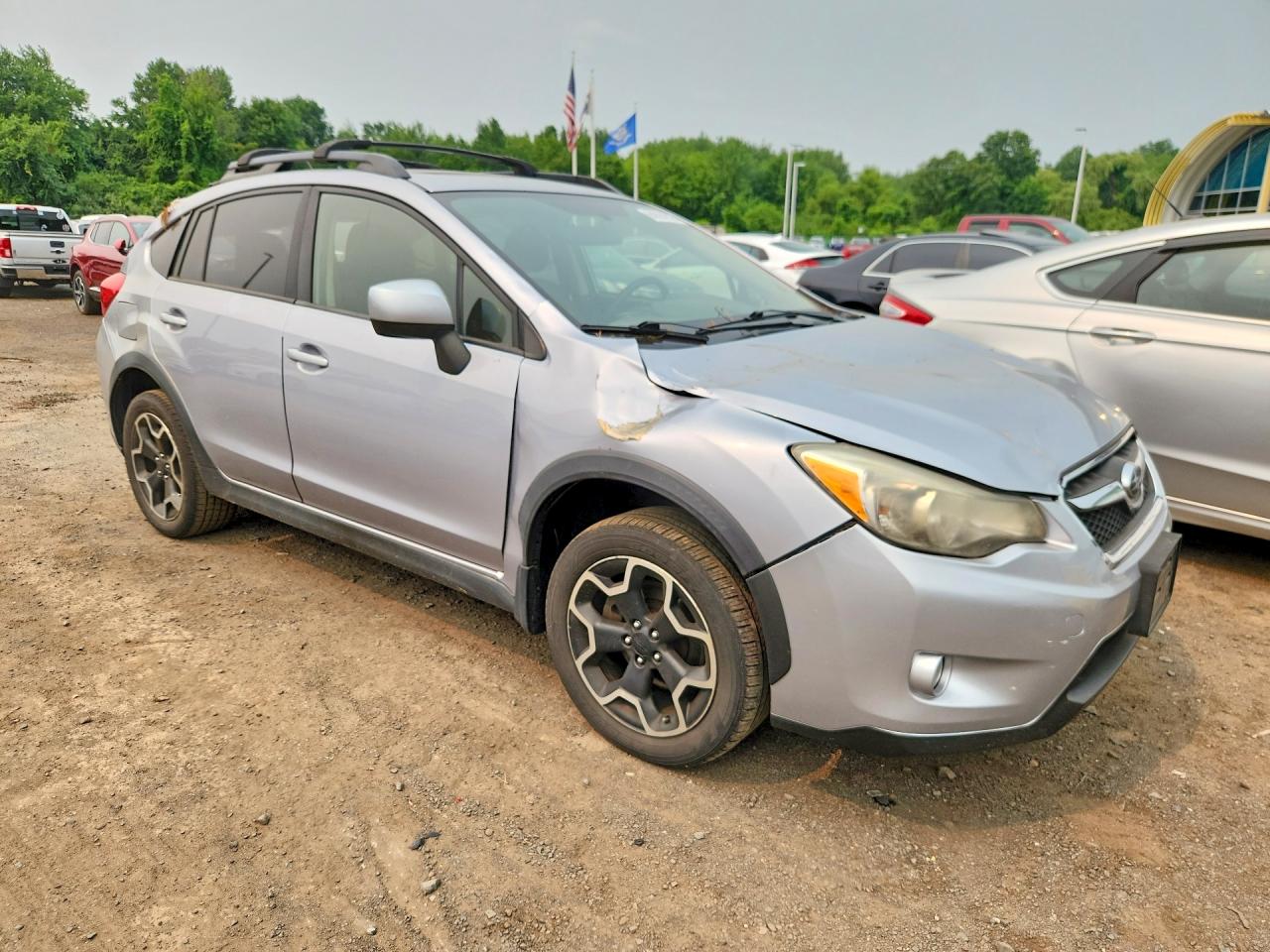 2014 Subaru Xv Crosstrek 2.0 Premium Gray vin: JF2GPAVC1E8316326