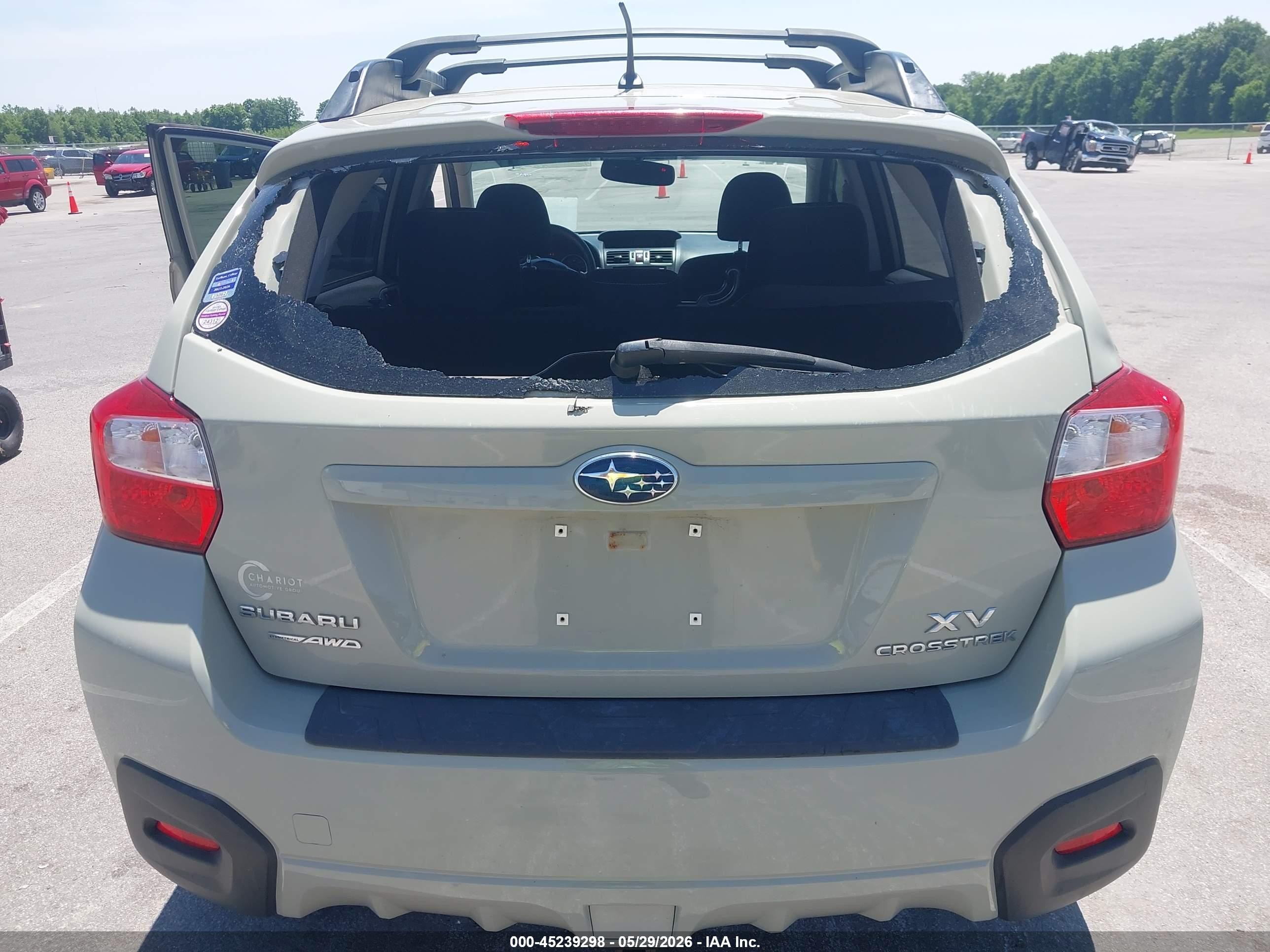 2014 Subaru Xv Crosstrek 2.0i Premium Green vin: JF2GPAVC1E8348502