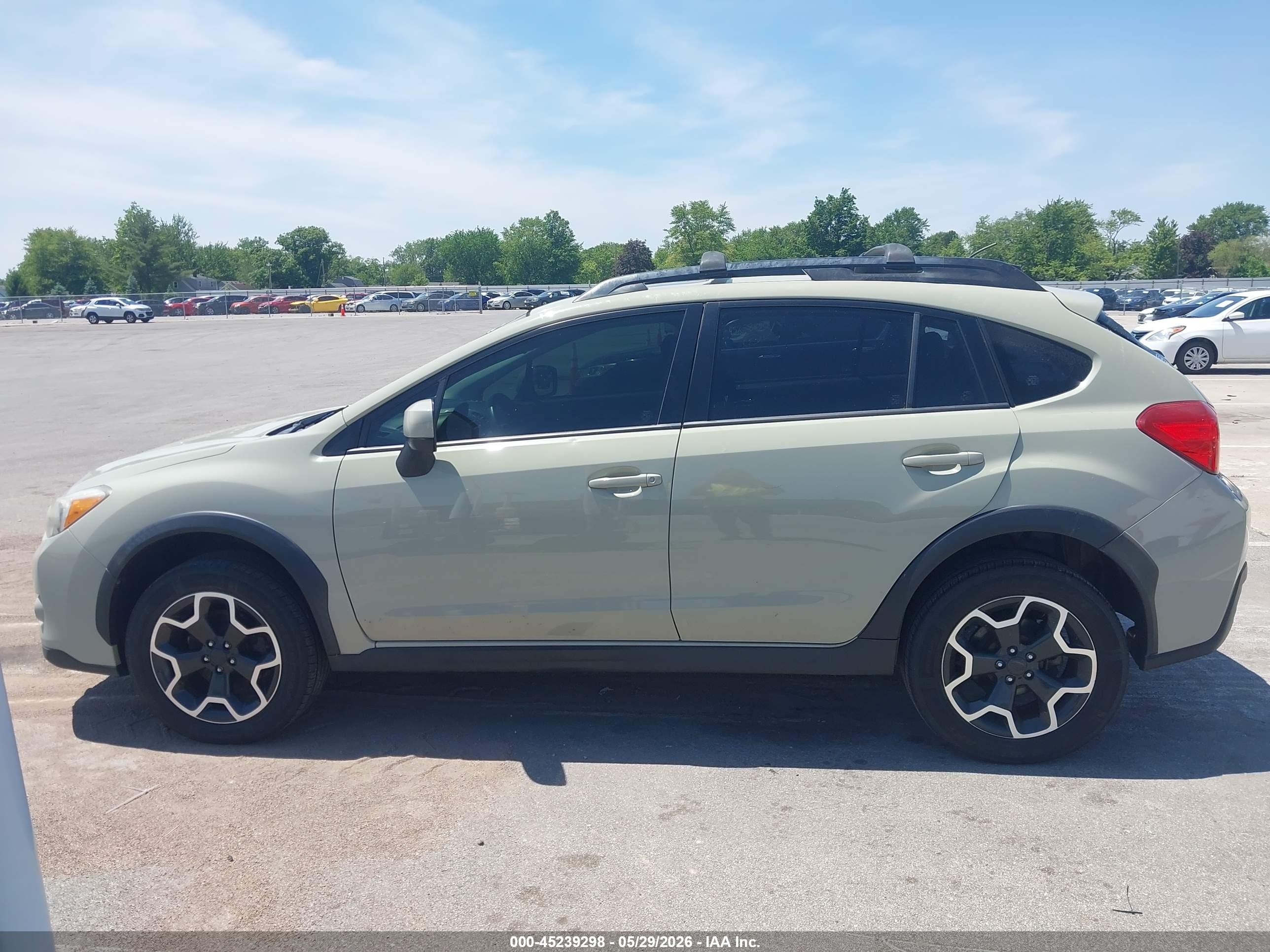 2014 Subaru Xv Crosstrek 2.0i Premium Green vin: JF2GPAVC1E8348502