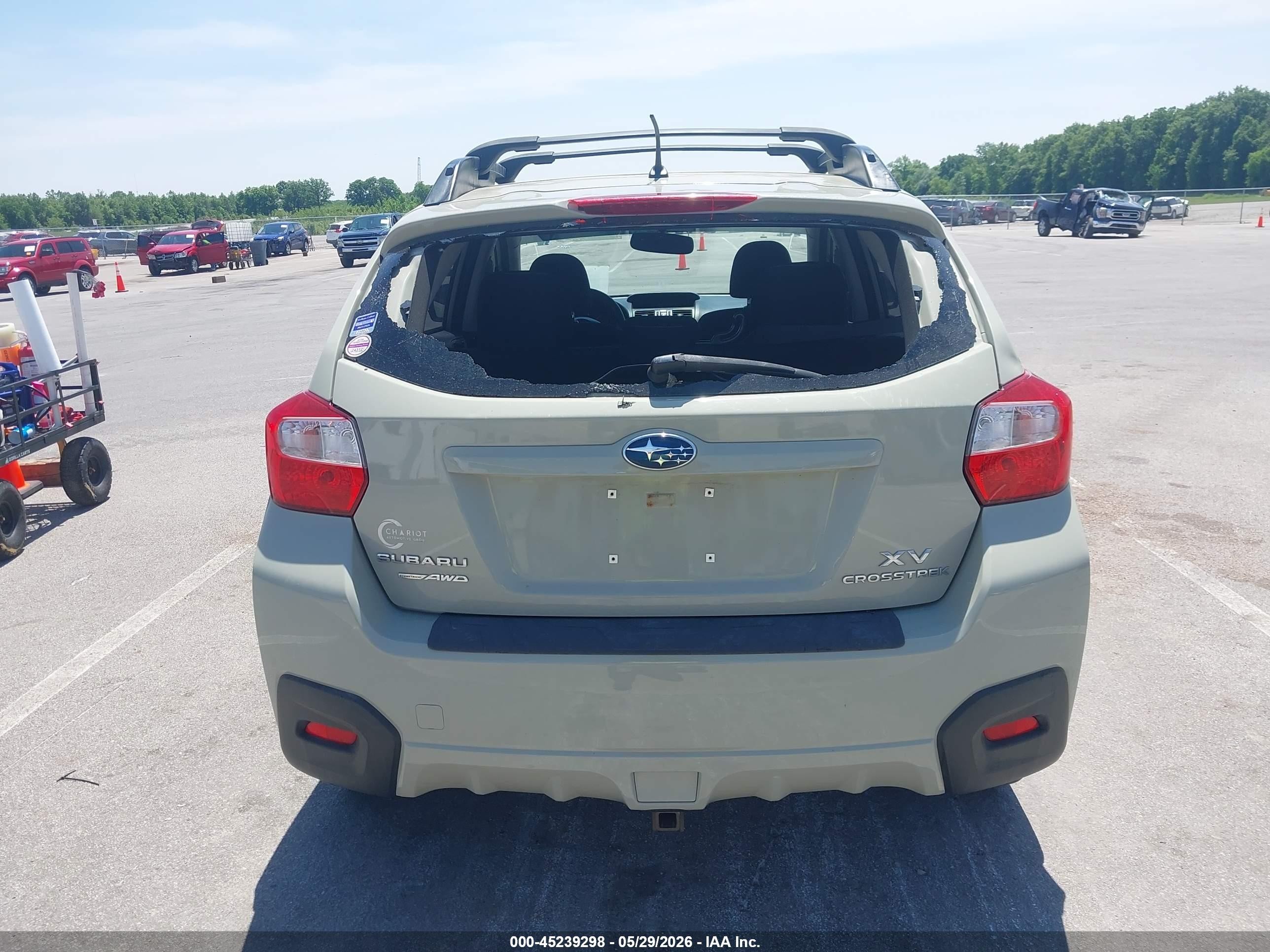 2014 Subaru Xv Crosstrek 2.0i Premium Green vin: JF2GPAVC1E8348502
