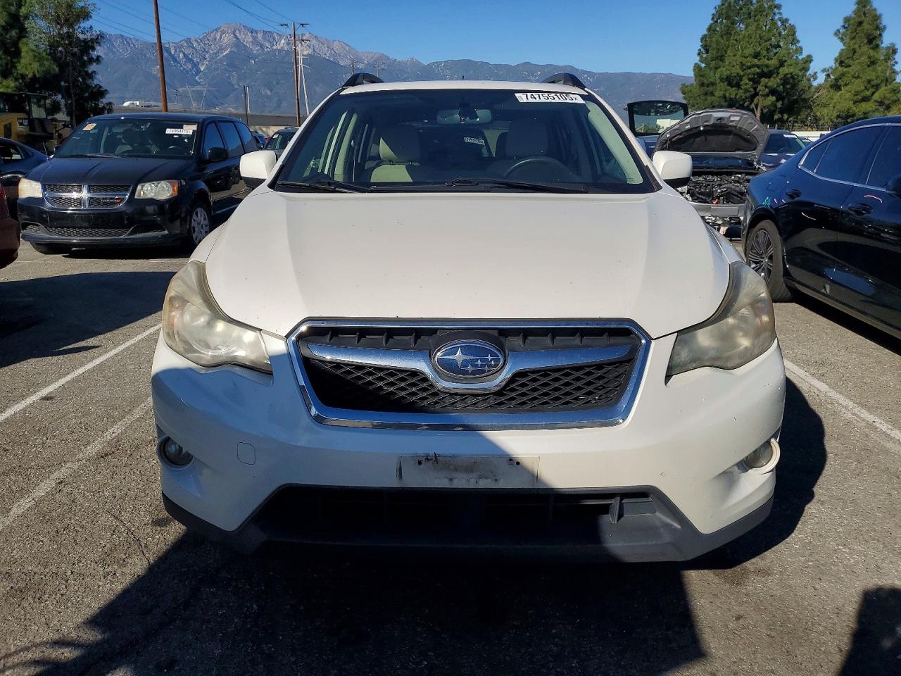 2014 Subaru Xv Crosstrek 2.0 Premium White vin: JF2GPAVC1EH340366