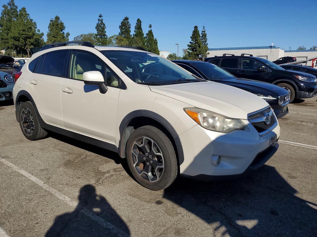 2014 Subaru Xv Crosstrek 2.0 Premium White vin: JF2GPAVC1EH340366
