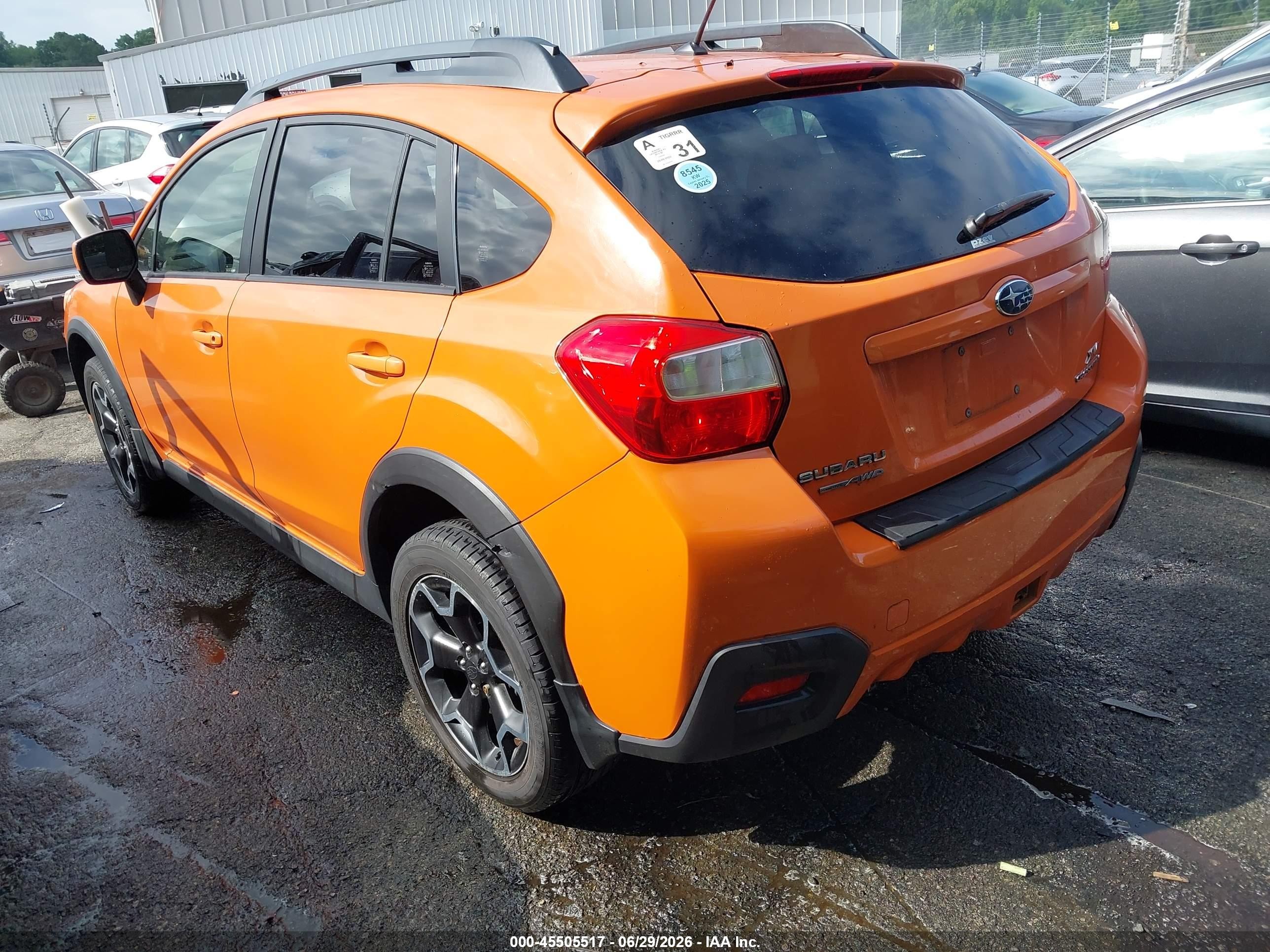 2013 Subaru Xv Crosstrek 2.0i Premium Orange vin: JF2GPAVC2D2217662