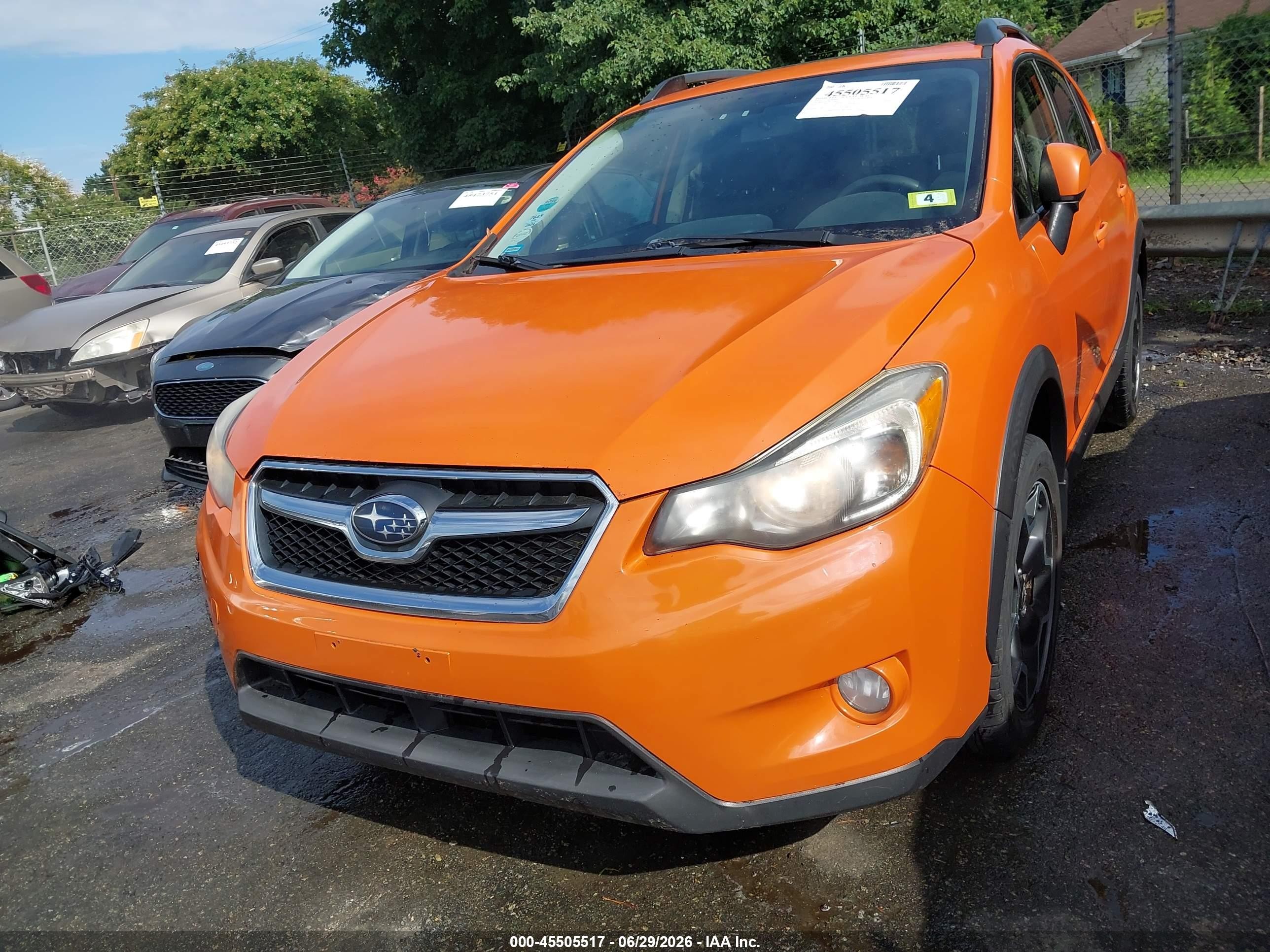 2013 Subaru Xv Crosstrek 2.0i Premium Orange vin: JF2GPAVC2D2217662