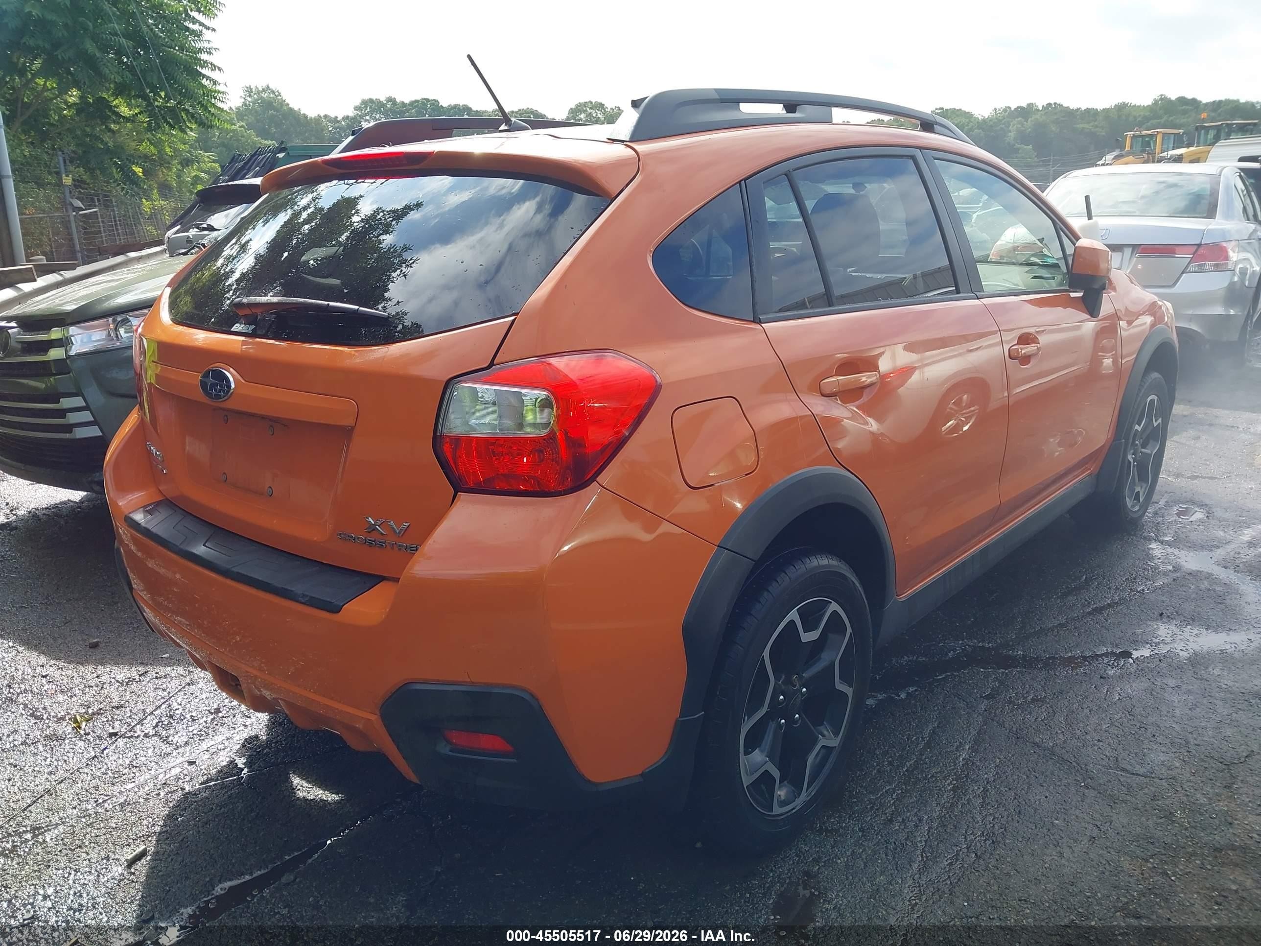 2013 Subaru Xv Crosstrek 2.0i Premium Orange vin: JF2GPAVC2D2217662