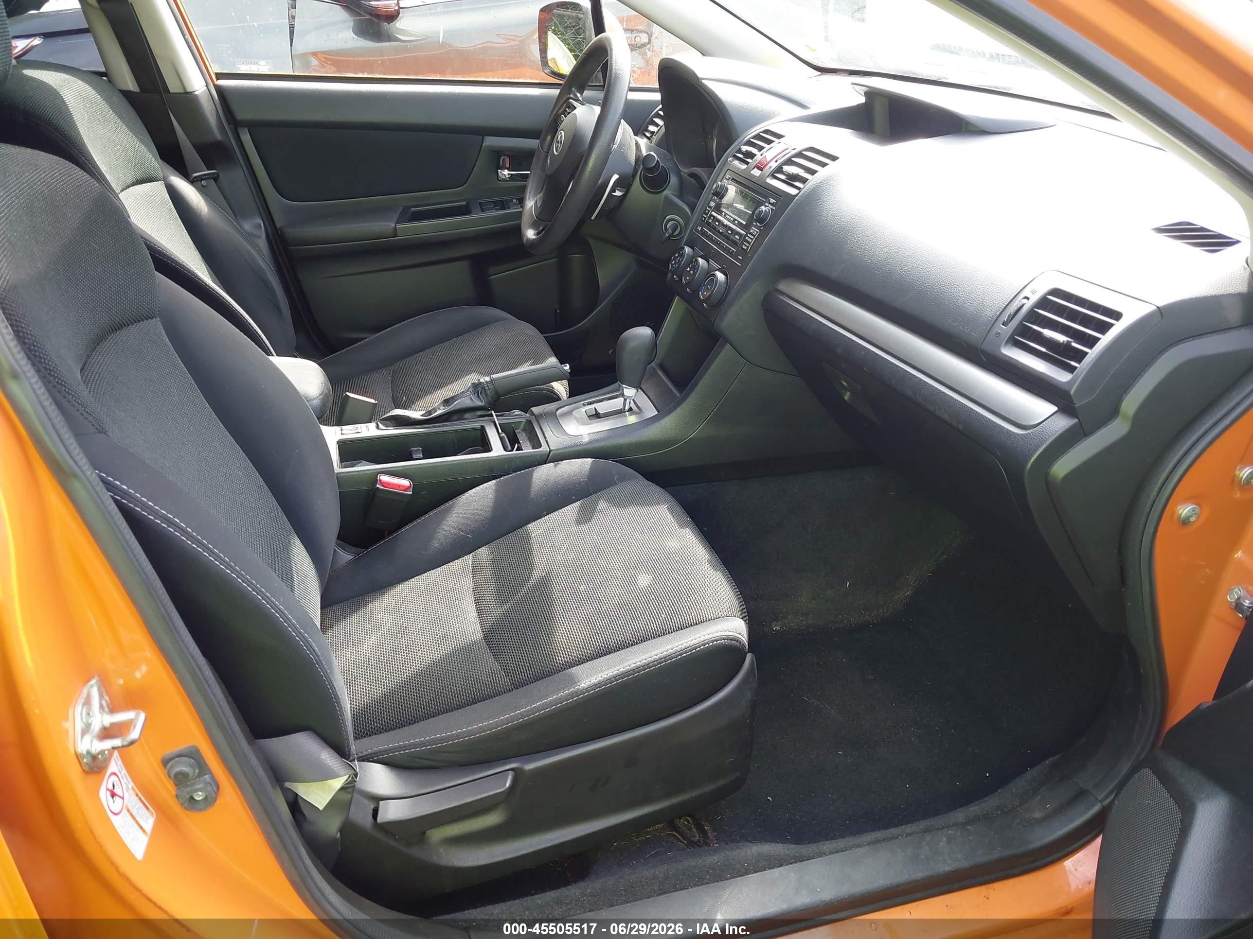 2013 Subaru Xv Crosstrek 2.0i Premium Orange vin: JF2GPAVC2D2217662
