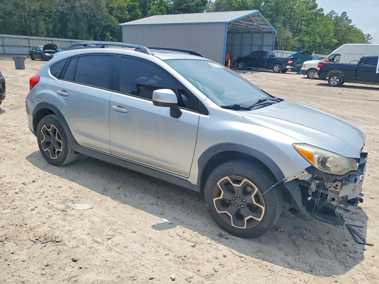 2013 Subaru Xv Crosstrek 2.0 Premium Silver vin: JF2GPAVC2D2848976
