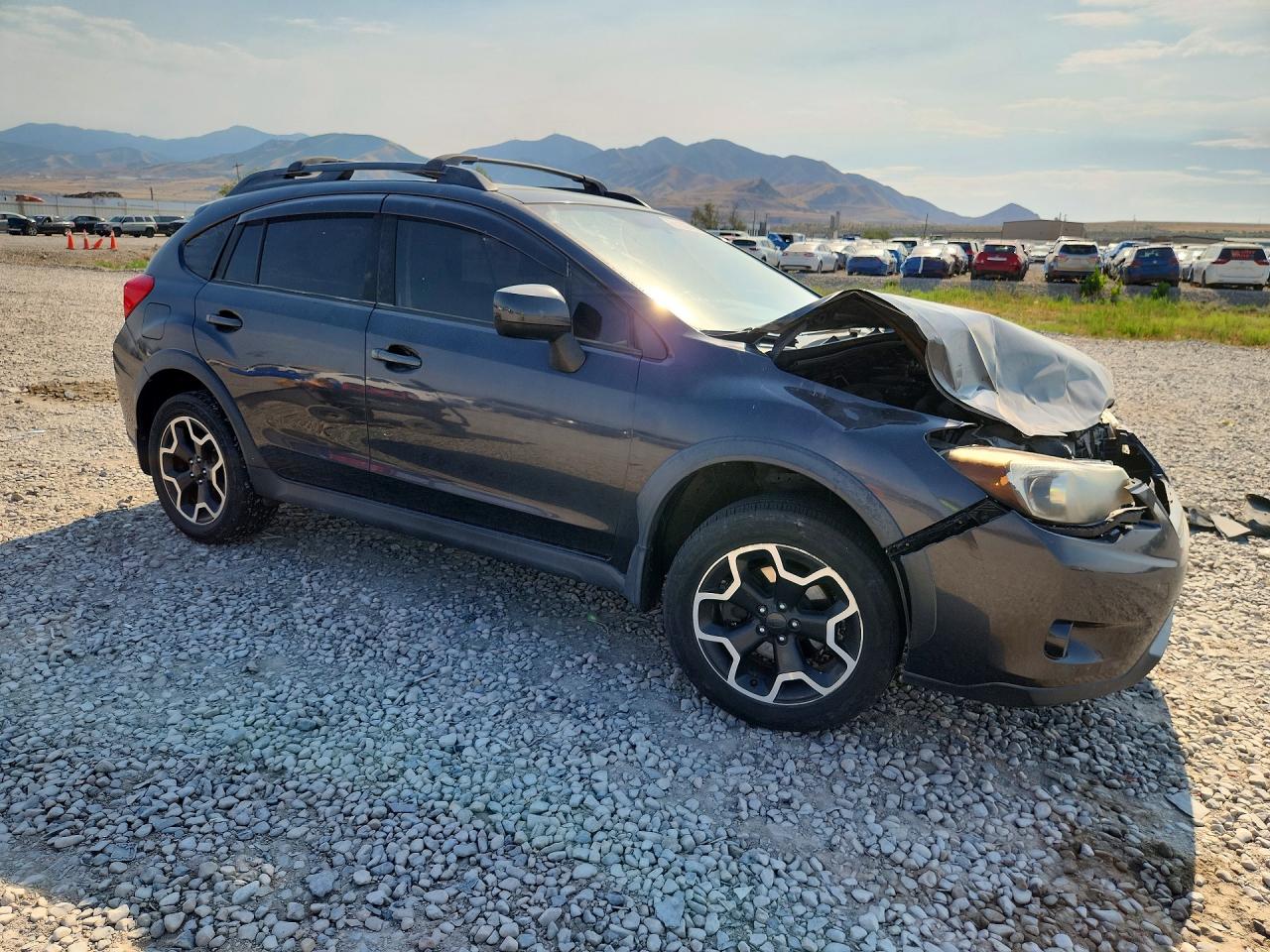 2013 Subaru Xv Crosstrek 2.0 Premium Gray vin: JF2GPAVC2D2869312