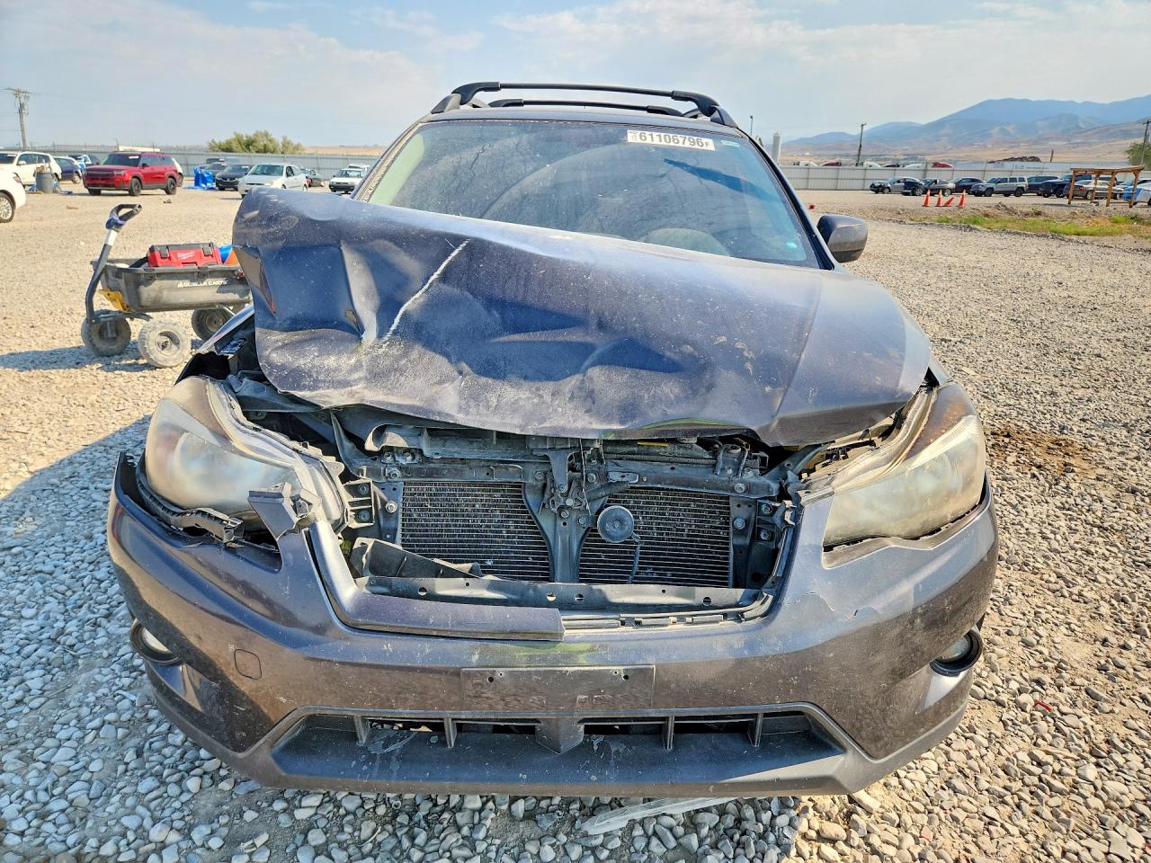 2013 Subaru Xv Crosstrek 2.0 Premium Gray vin: JF2GPAVC2D2869312