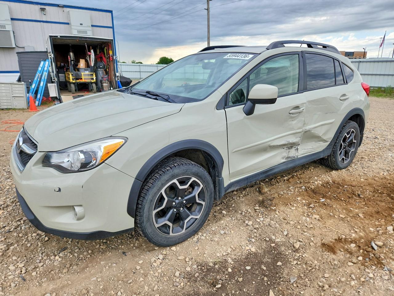 2013 Subaru Xv Crosstrek 2.0 Premium Beige vin: JF2GPAVC2D2874073