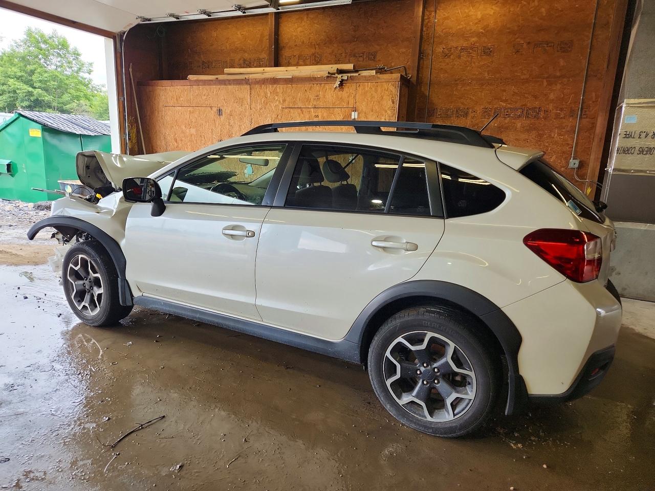 2014 Subaru Xv Crosstrek 2.0 Premium White vin: JF2GPAVC2E8210726