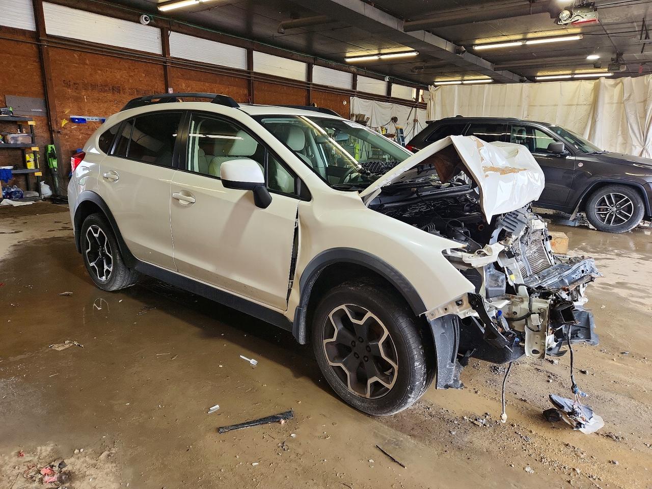 2014 Subaru Xv Crosstrek 2.0 Premium White vin: JF2GPAVC2E8210726