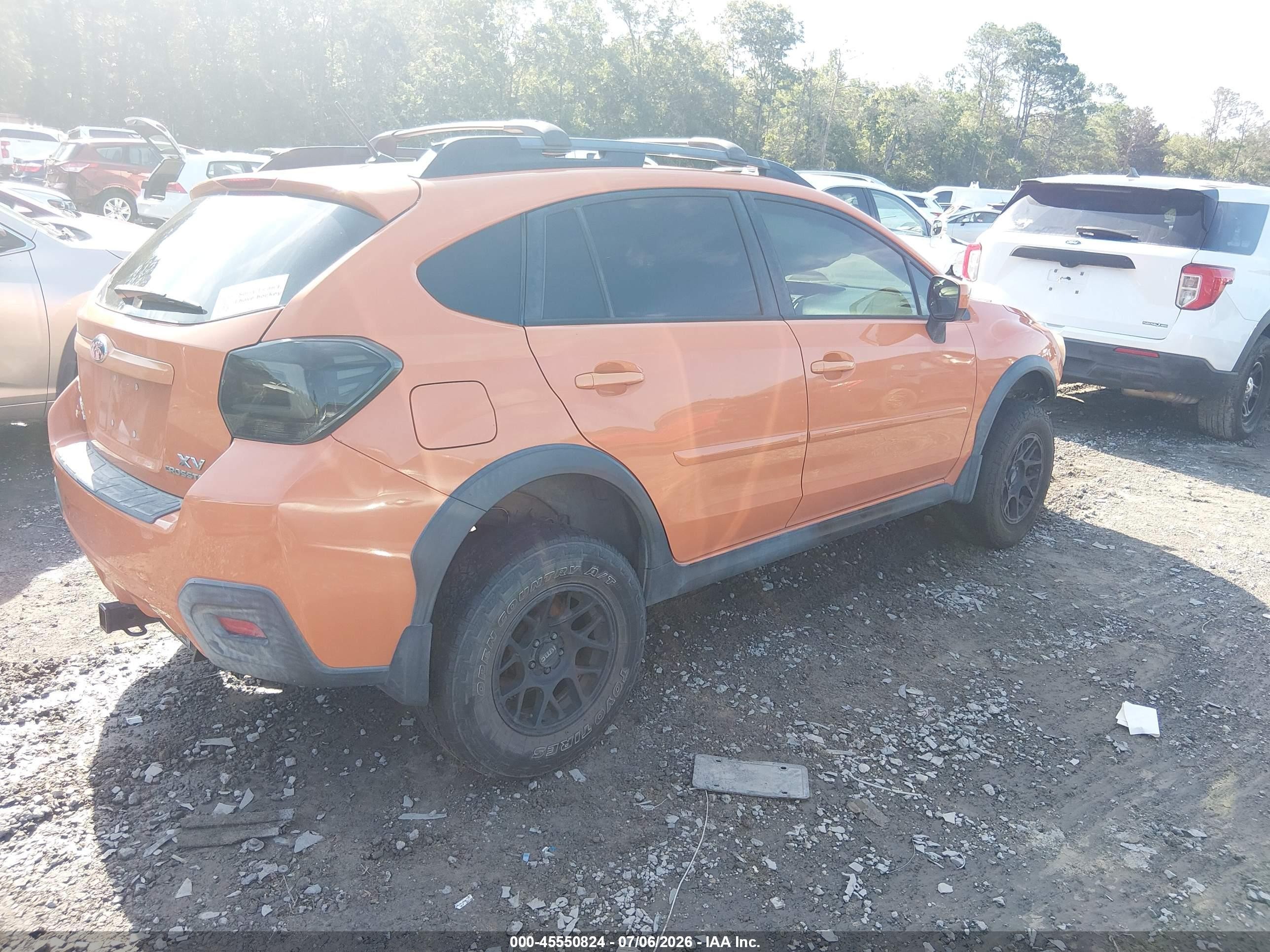 2014 Subaru Xv Crosstrek 2.0i Premium Orange vin: JF2GPAVC2E8224786