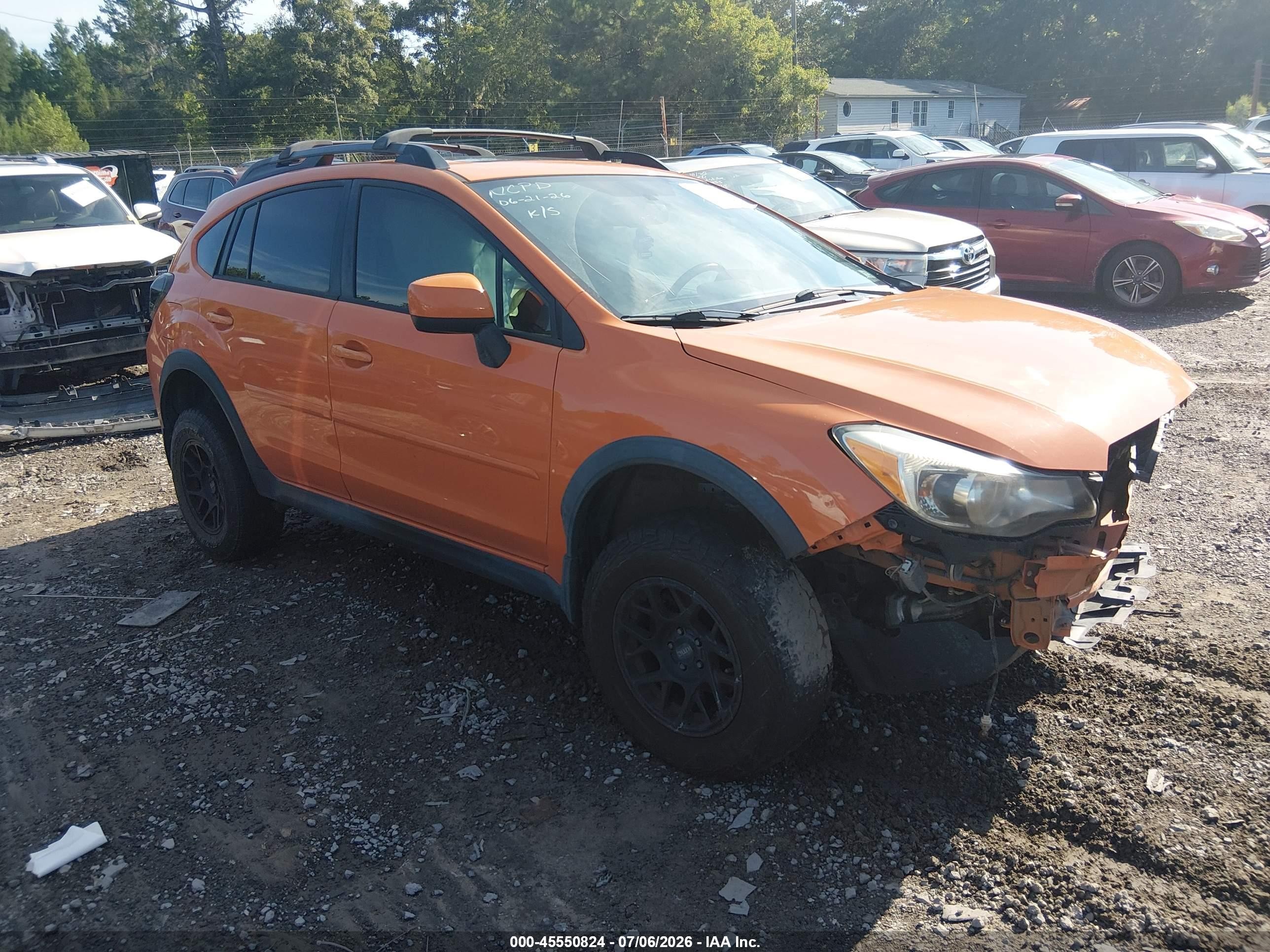 2014 Subaru Xv Crosstrek 2.0i Premium Orange vin: JF2GPAVC2E8224786