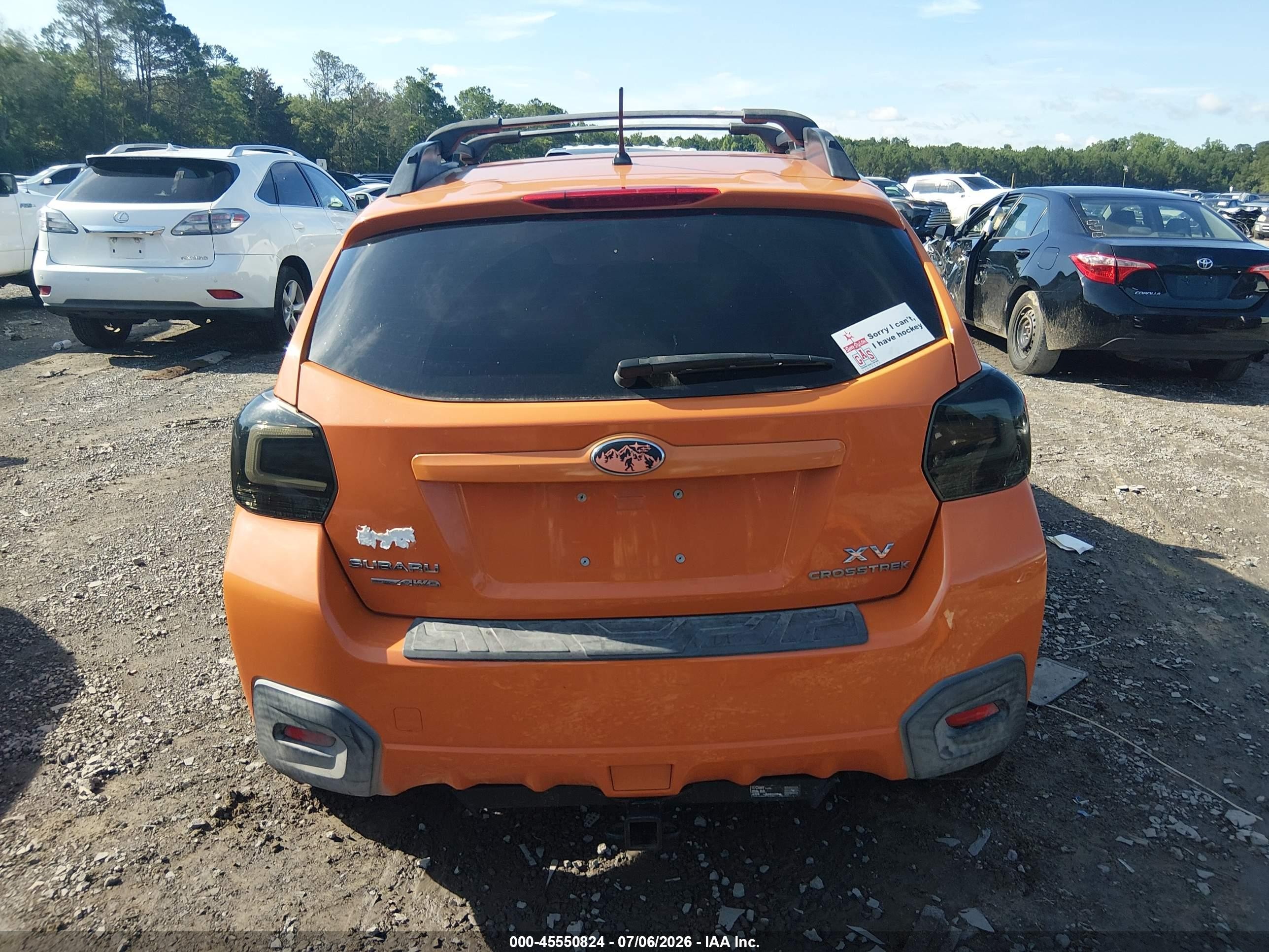 2014 Subaru Xv Crosstrek 2.0i Premium Orange vin: JF2GPAVC2E8224786