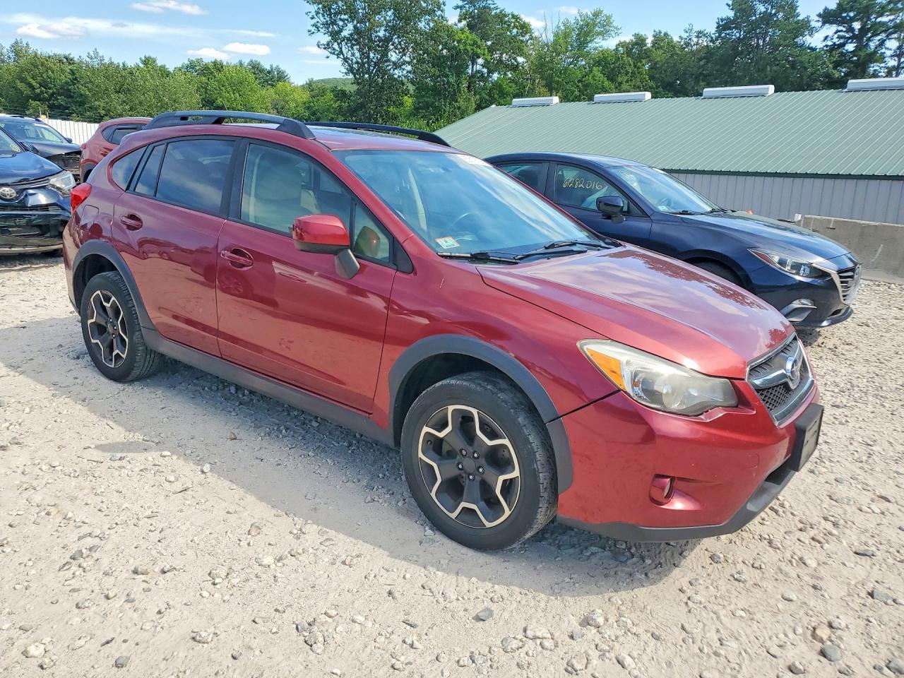2014 Subaru Xv Crosstrek 2.0 Premium Red vin: JF2GPAVC2E8319610